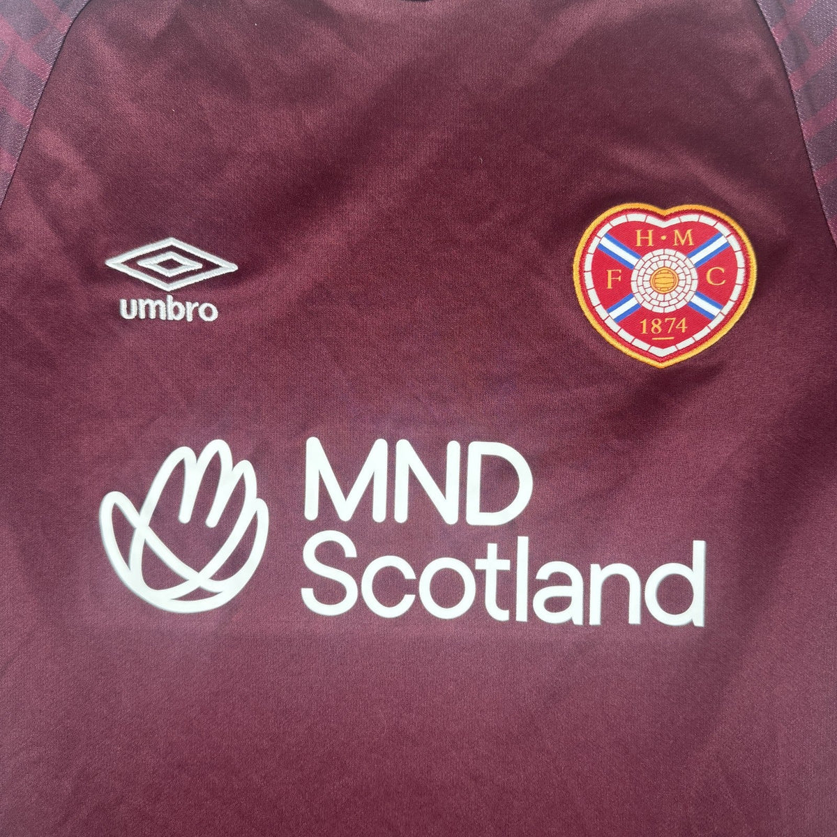 Hearts Heart of Midlothian 2023/2024 Home Football Shirt Small
