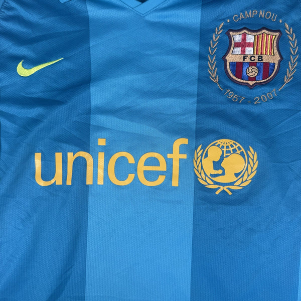 Barcelona 2007/2008 Away Football Shirt  Small 237743-414