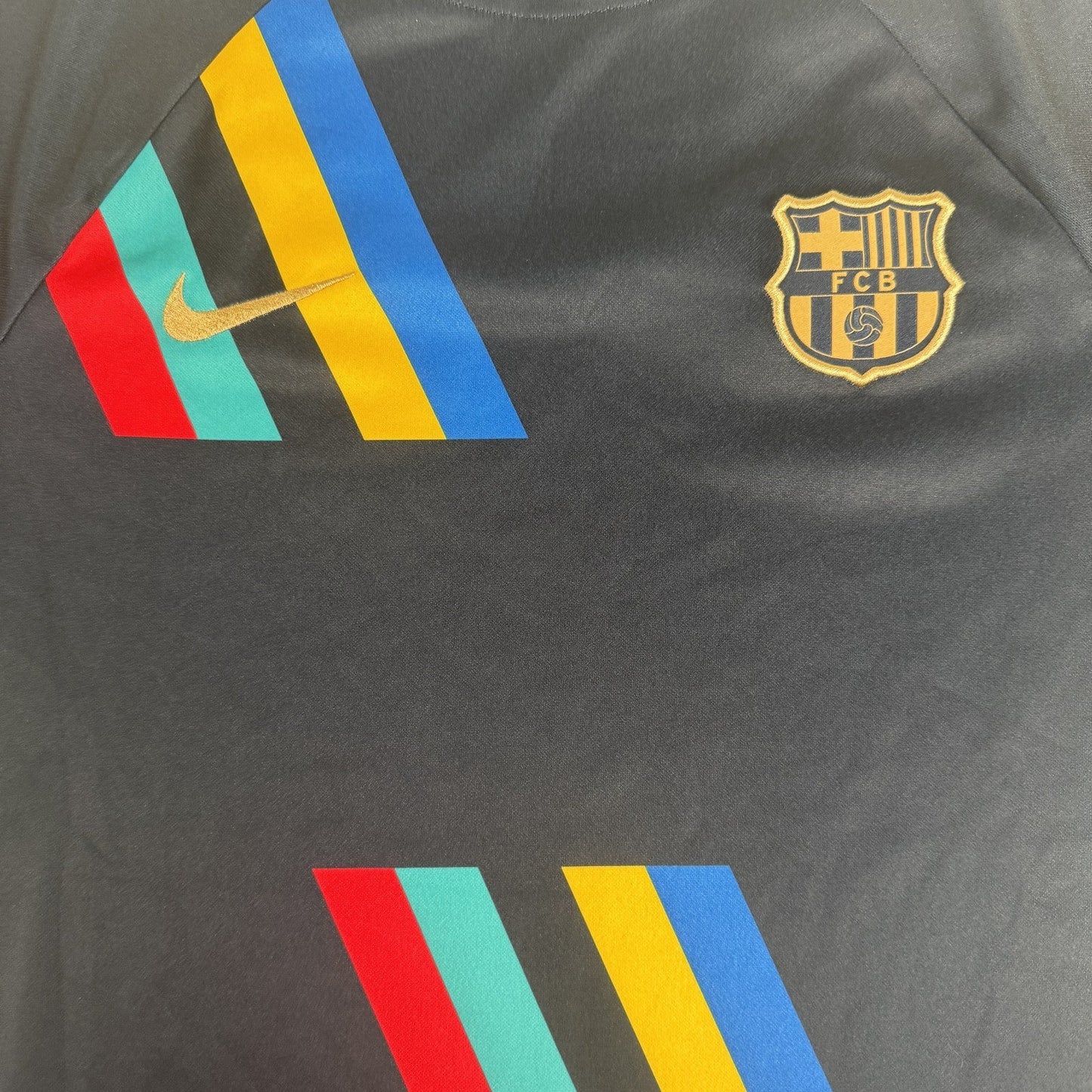 Barcelona 2022/2023 Pre-Match Training Football Shirt  Small
