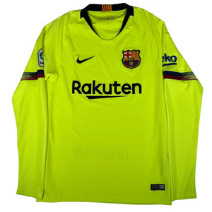 Barcelona 2018/2019 Away Long Sleeve Football Shirt  Small