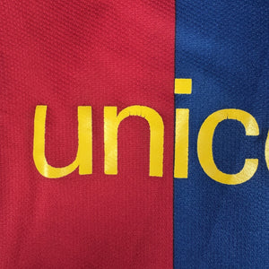 Barcelona 2007/2008 Home Football Shirt  Medium