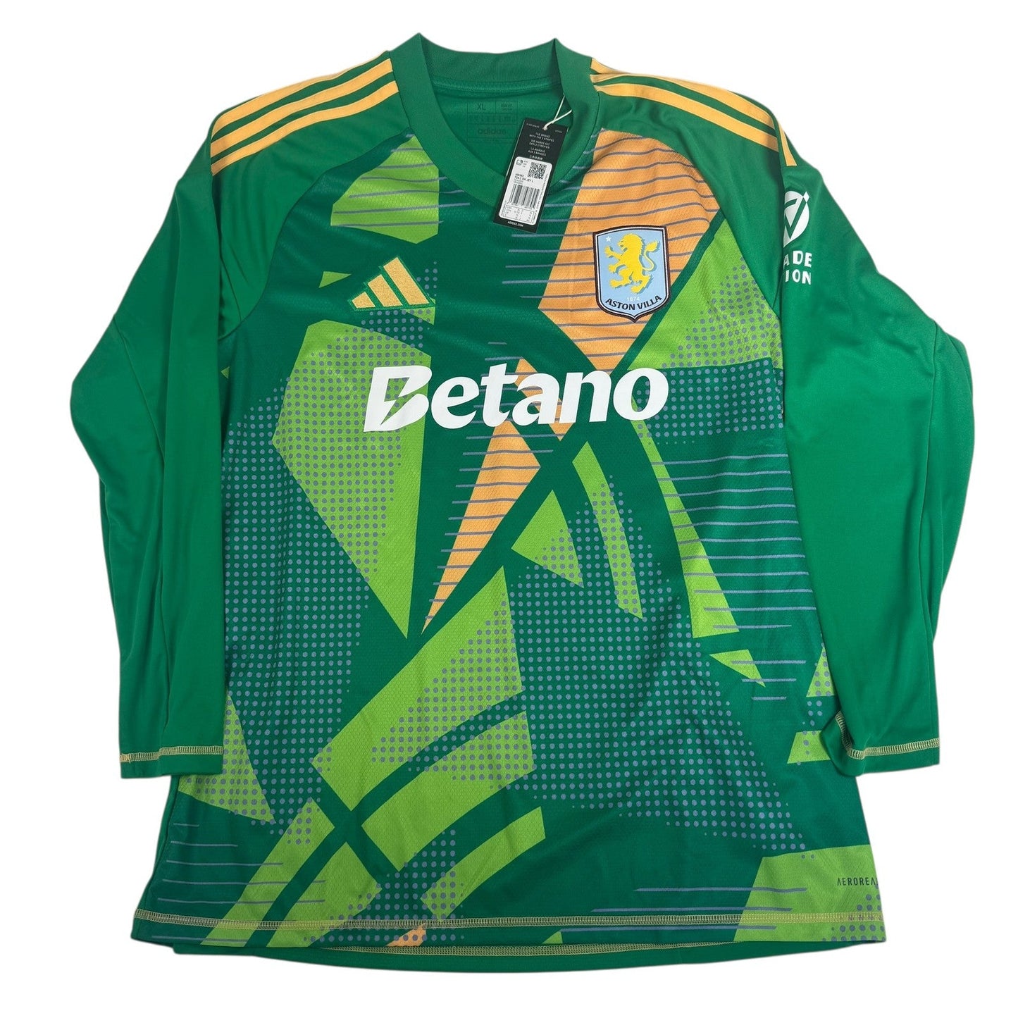 Aston Villa 2024/2025 Goalkeeper Football Shirt  XL BNWT