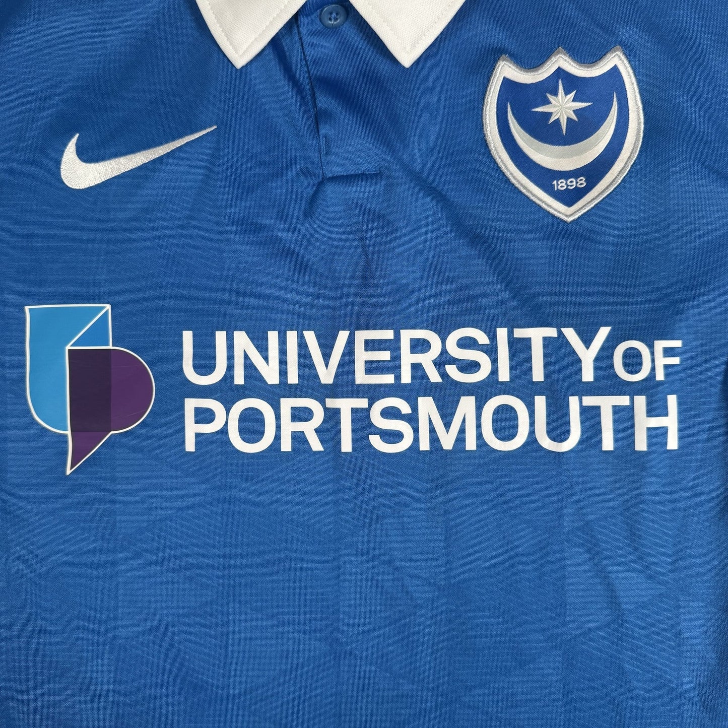 Portsmouth 2020/2021 Home Football Shirt  Medium