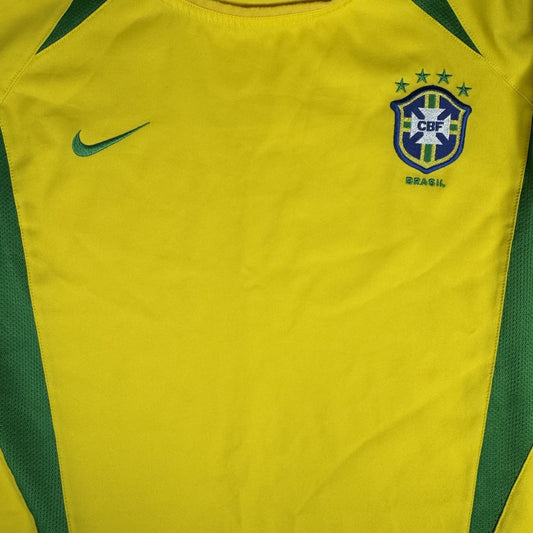Brazil 2002/2003/2004 Home Football Shirt  Large