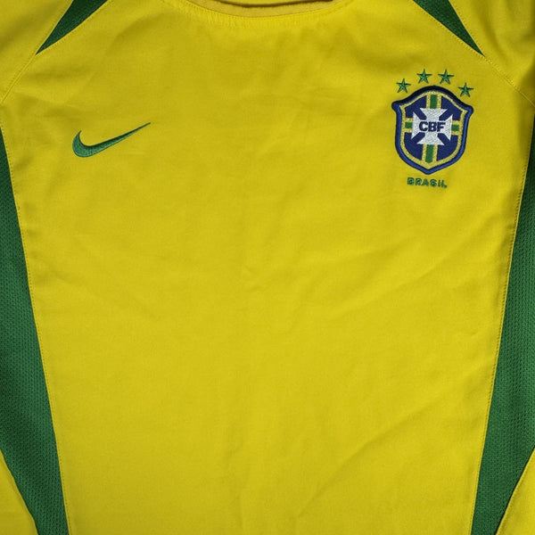 Brazil 2002/2003/2004 Home Football Shirt  Large
