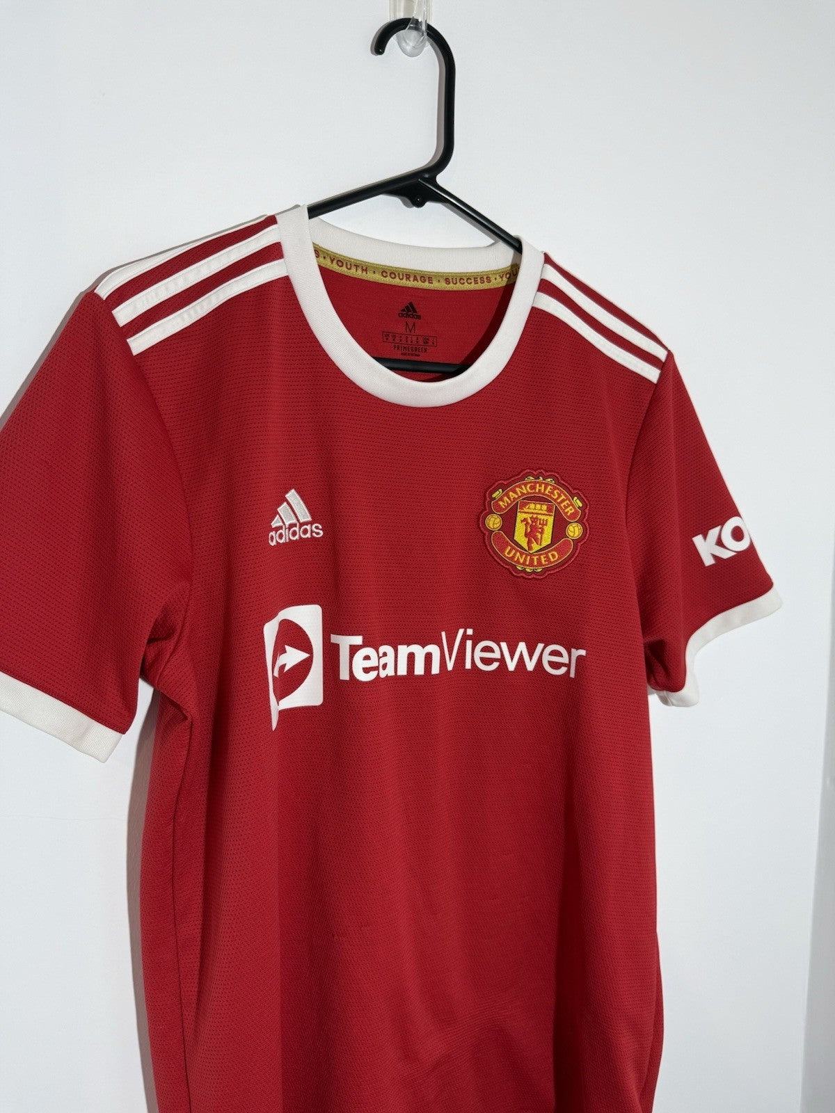 Manchester United B Fernandes #18 Medium 2021/22 Home Excellent Condition H31447