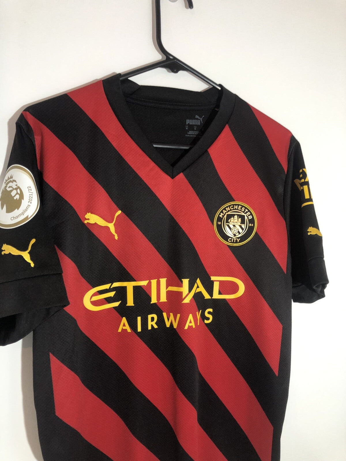 Manchester City 2022/23 Medium Away Excellent Condition 765722-02