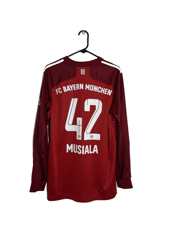 Bayern Munich Musiala #42 2021/22 Large Home Excellent Condition GR0486