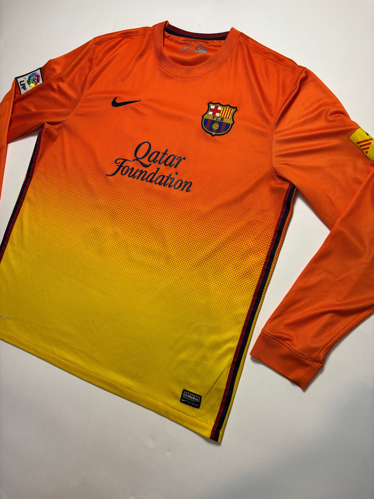 Barcelona Away Shirt 2012/13 LS (XL) Messi 10