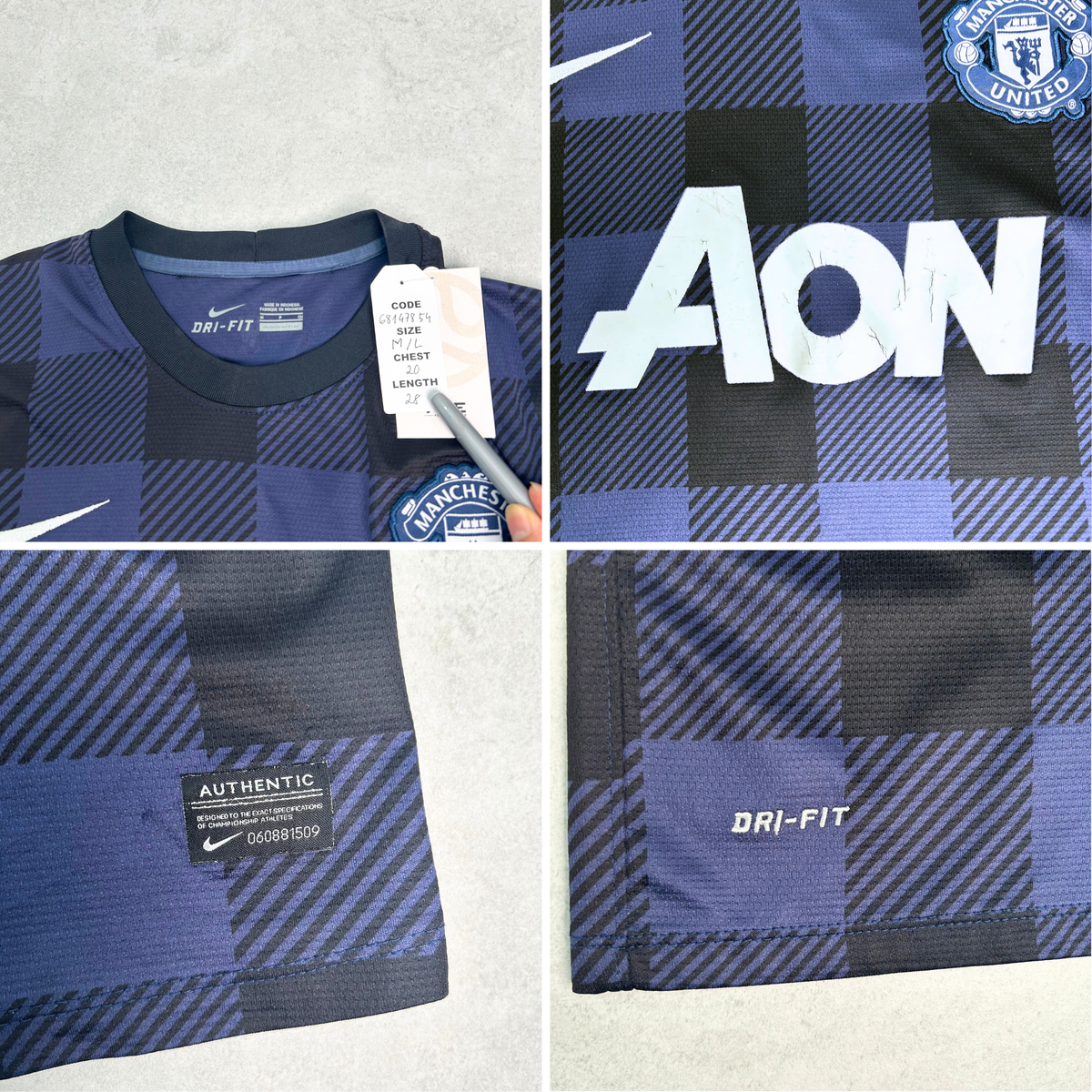 2013/14 Manchester United Away Shirt Nike Kawaga (M/L)