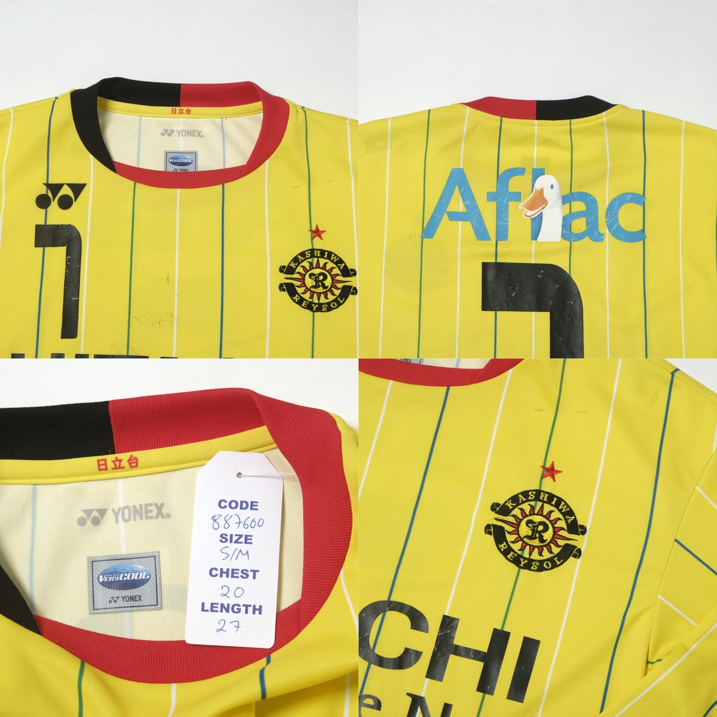 2012 Kashiwa Reysol Home Shirt J-League Yonex (S/M)