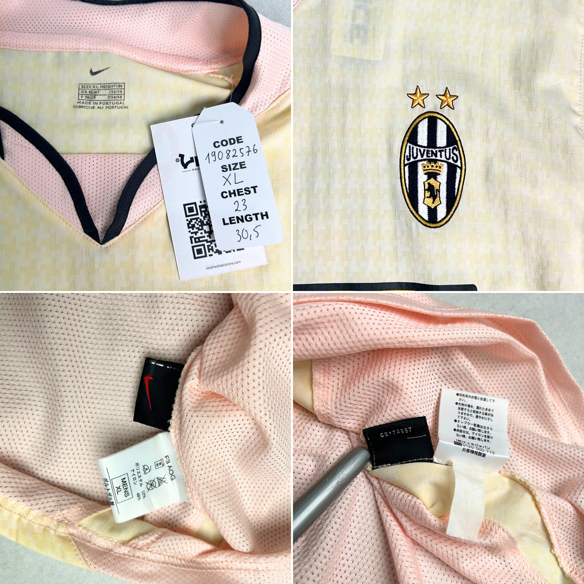 2003/04 Juventus Away Shirt Nike Davids (XL)