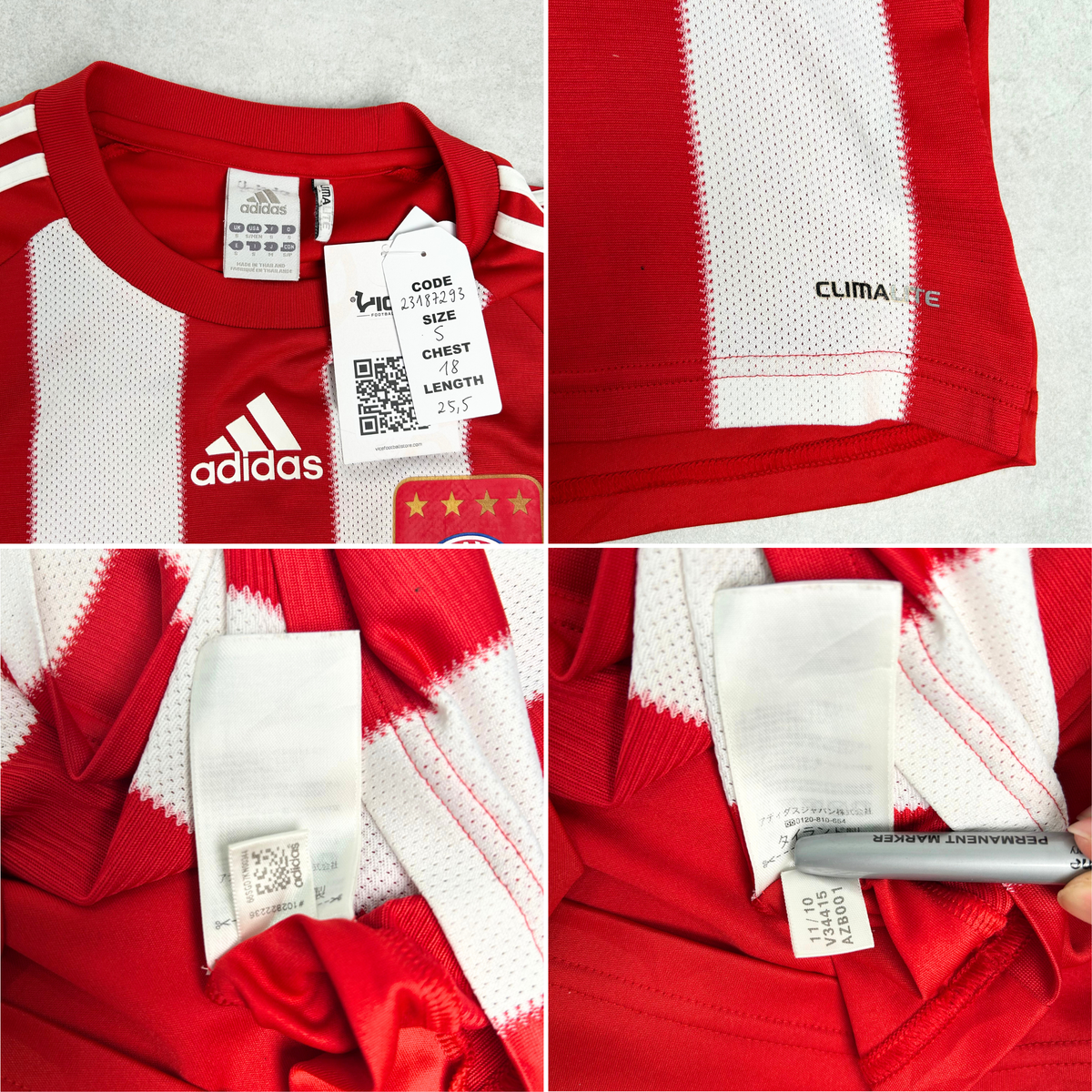 2010/11 Bayern Munich Home Shirt Adidas Kroos (S)