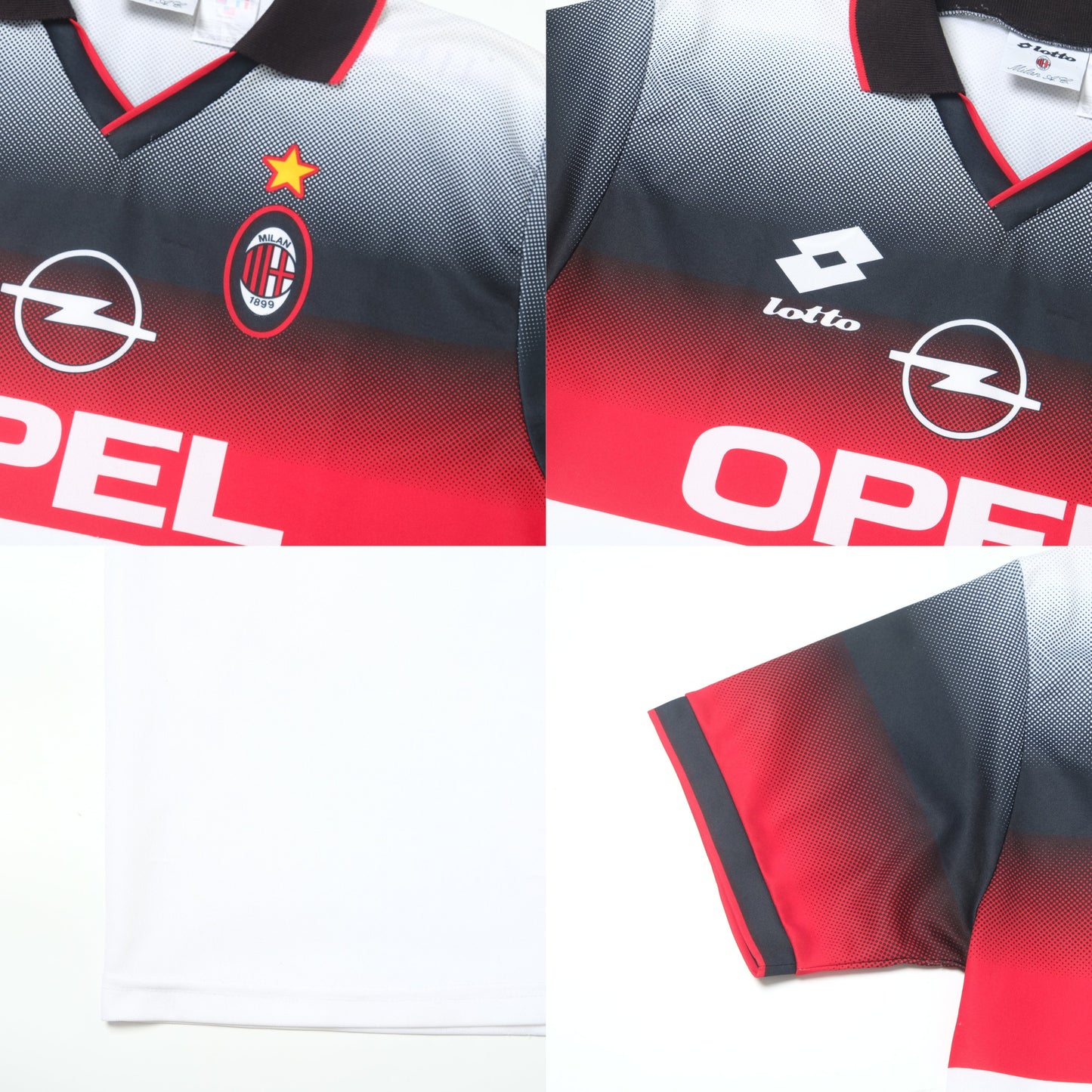 1995/96 AC Milan Training Shirt Lotto (L)