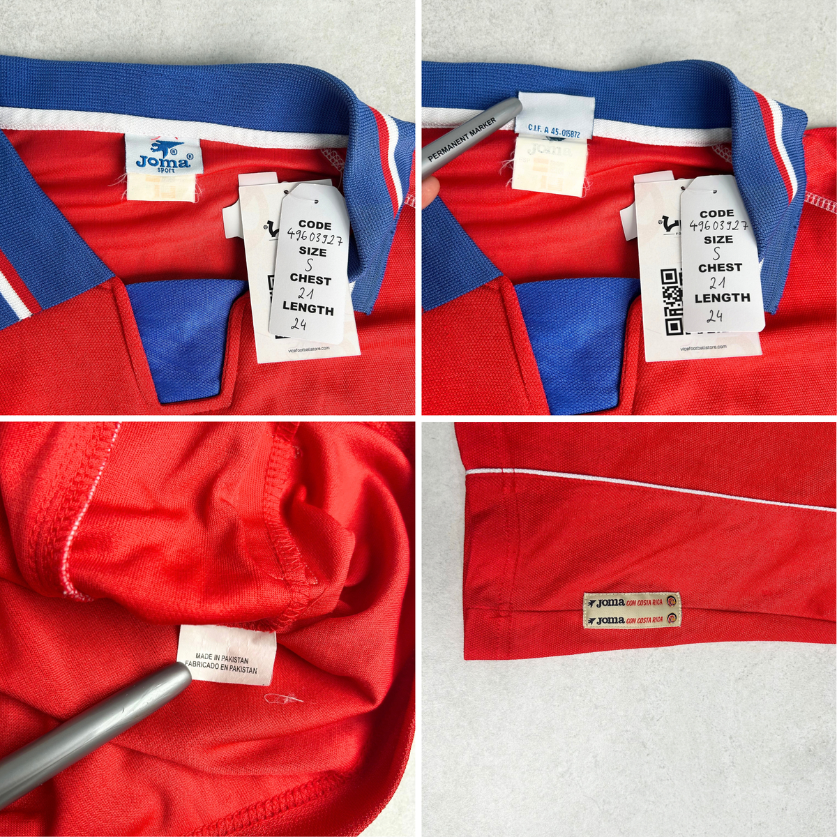 2002 Costa Rica Home Shirt Wanchobe Joma (S)