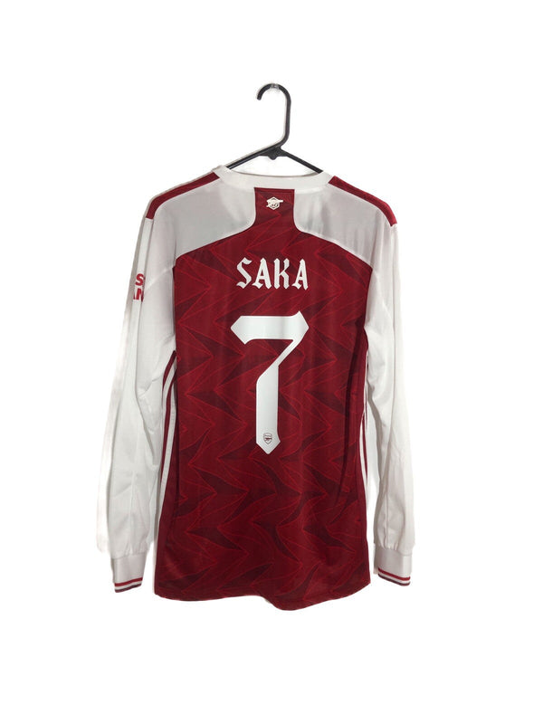 Arsenal Saka #7 2020/21 Euro Medium Home Shirt BNWT EH7814