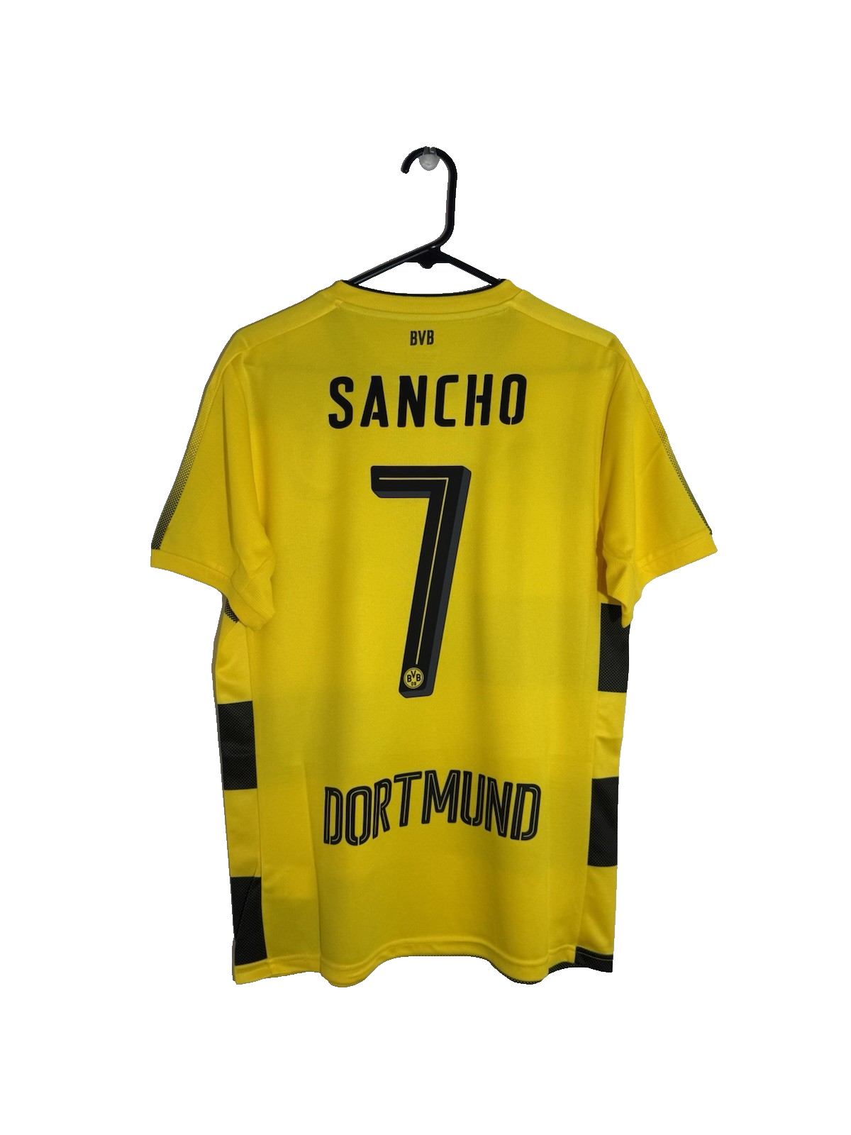 Borussia Dortmund Sancho #7 2017/18 Medium Home Shirt BNWT 751760-01