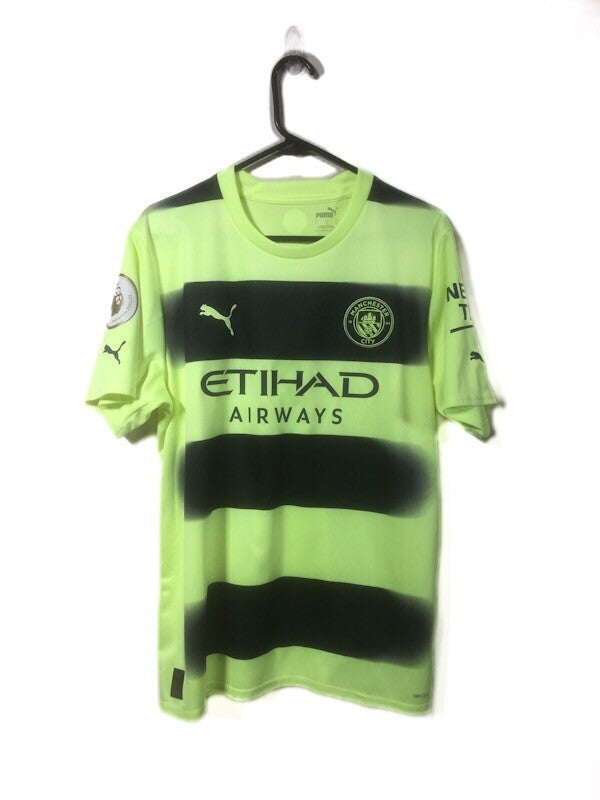 Manchester City Foden #47 2022/23 Large 3rd Shirt Excellent Condition 765734-03