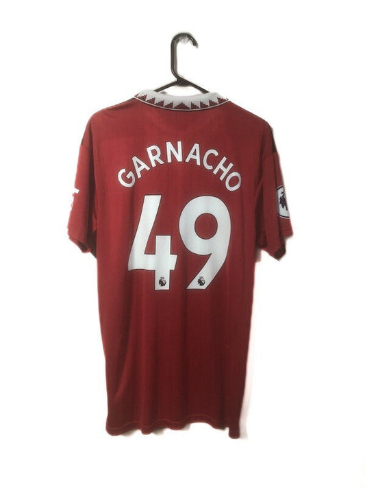 Manchester United Garnacho #49 2022/23 Large Home Excellent Condition H13881