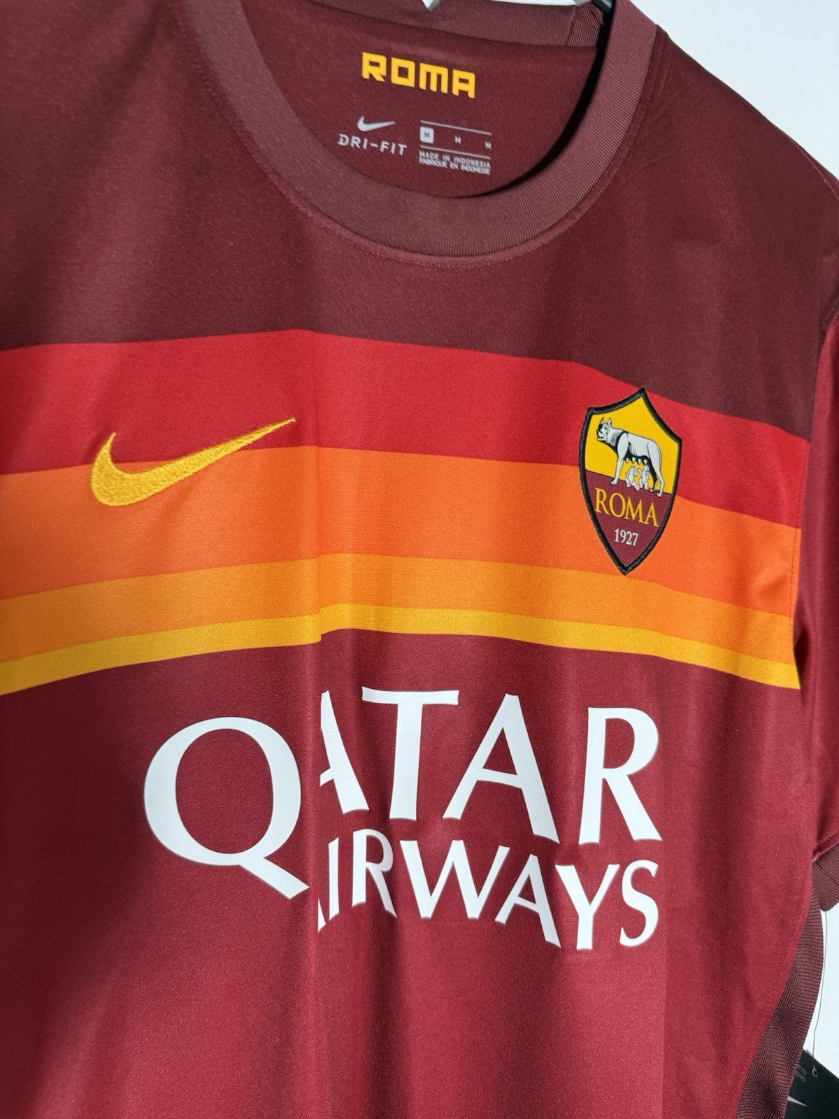 AS Roma Zaniolo #22 2020/21 Home Medium Shirt Nike BNWT CD4248-614