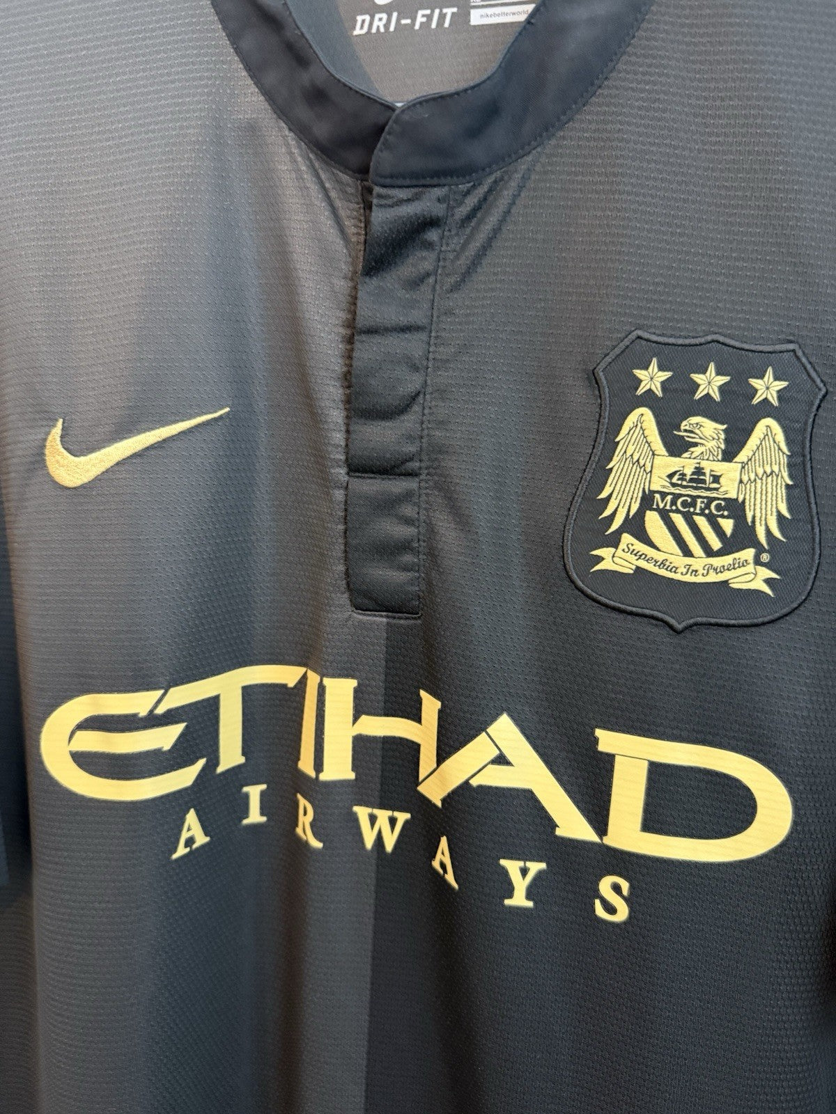 Manchester City Negredo #9 2013/14 Away XL Excellent Condition