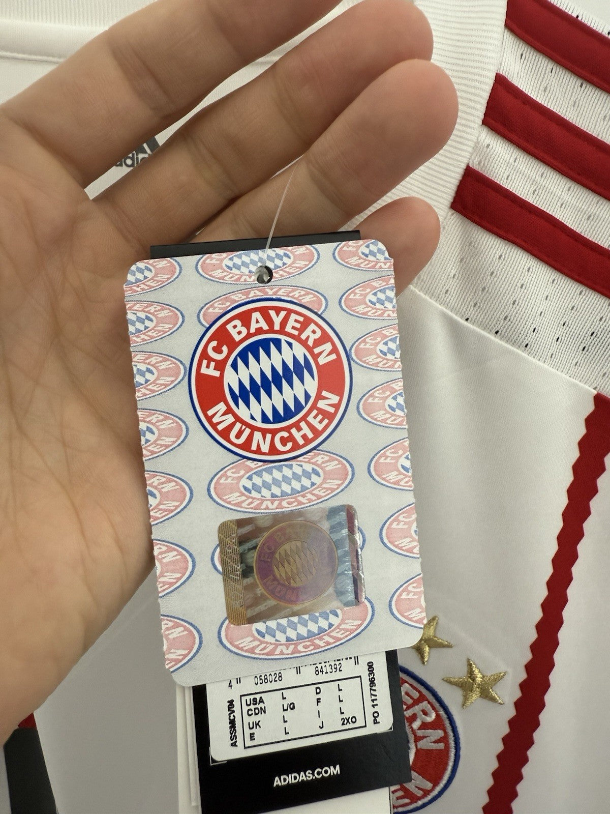 Bayern Munich Vidal #23 2017/18 3rd Large Shirt Adidas BNWT CD6588
