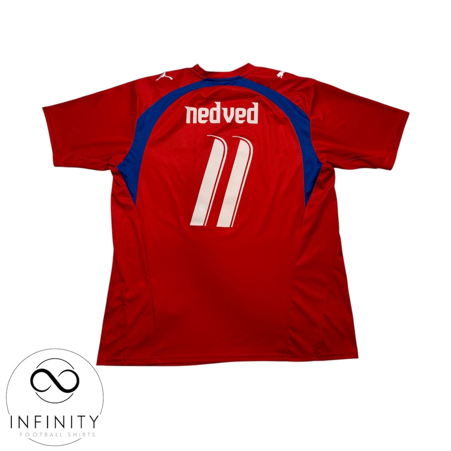 Czech Republic Home Shirt 2006/08 (L) Nedved 11