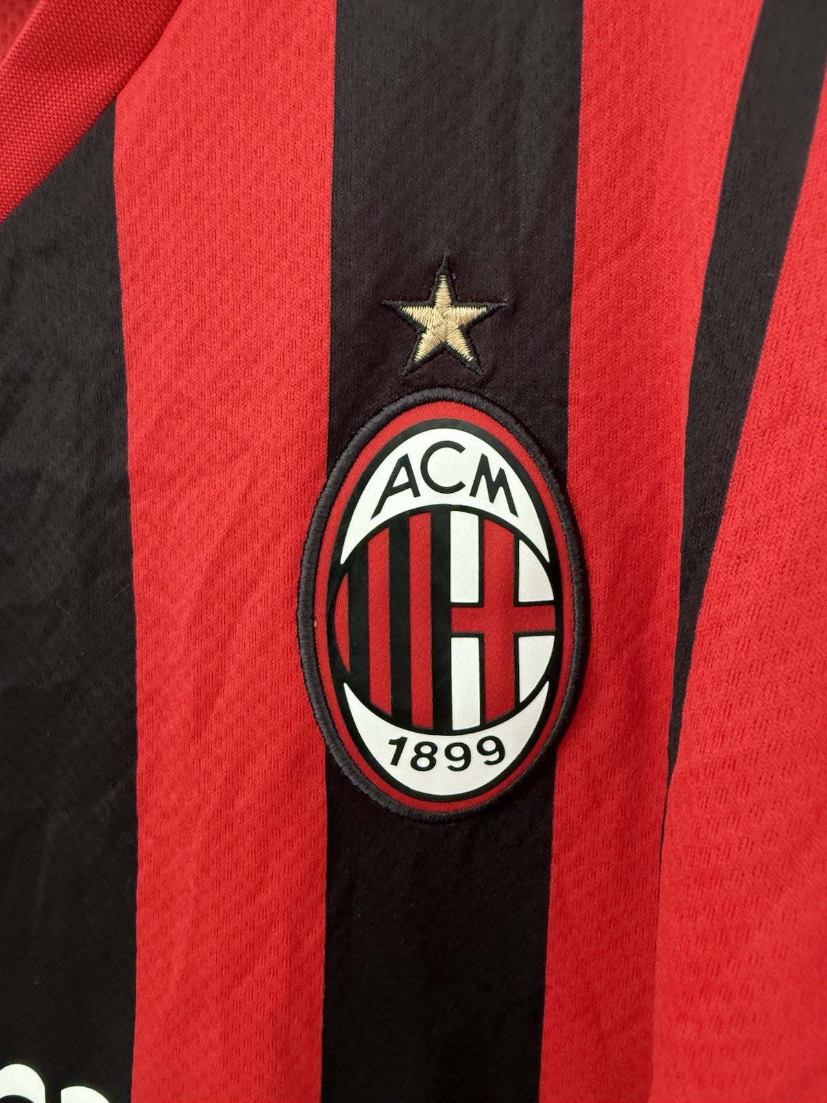 AC Milan Kjaer #24 2021/22 Medium Home Shirt Puma Excellent Condition 759122-01