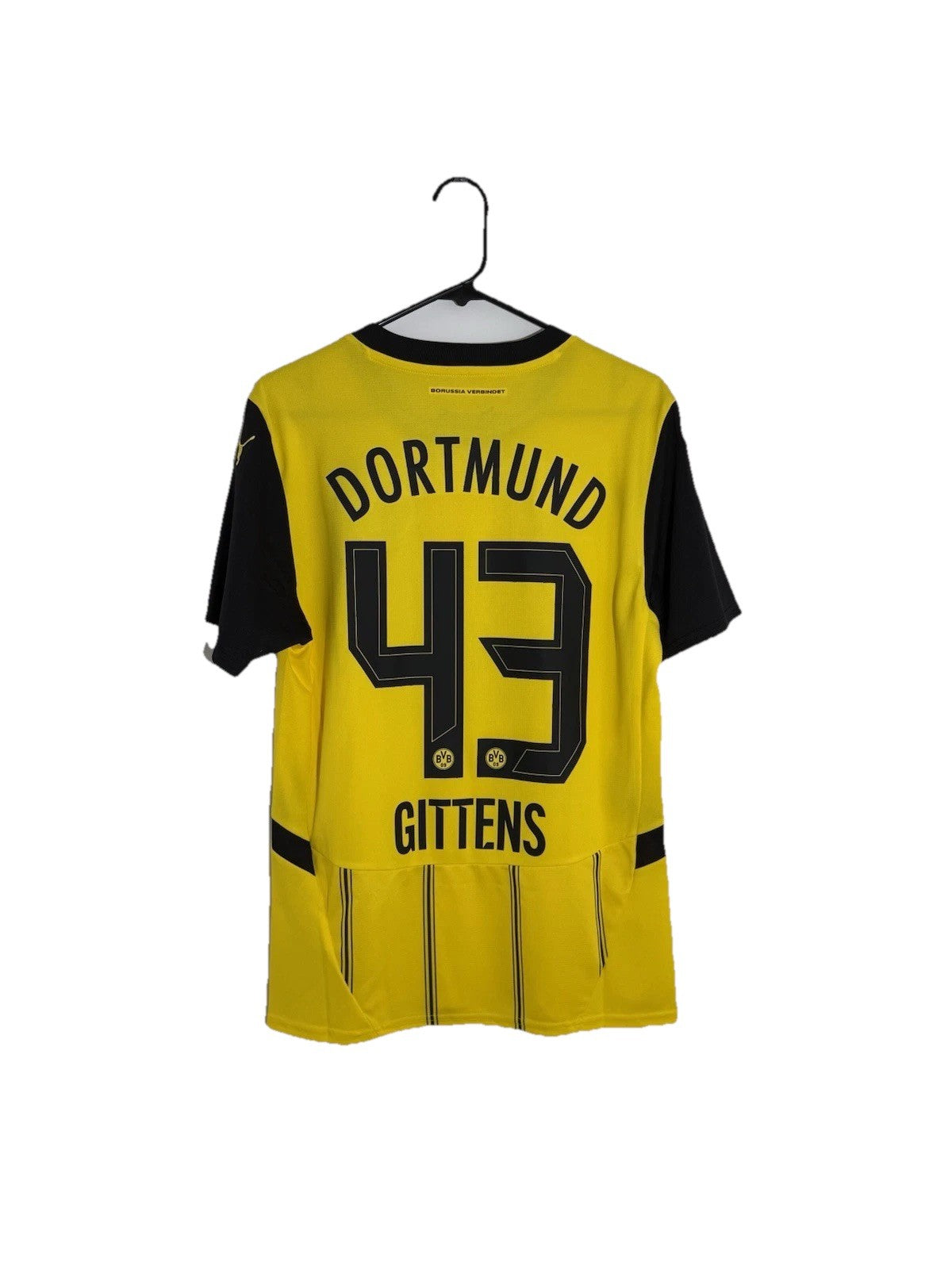 Borussia Dortmund Gittens #43 2024/25 Medium Home Shirt BNWT 774946-01