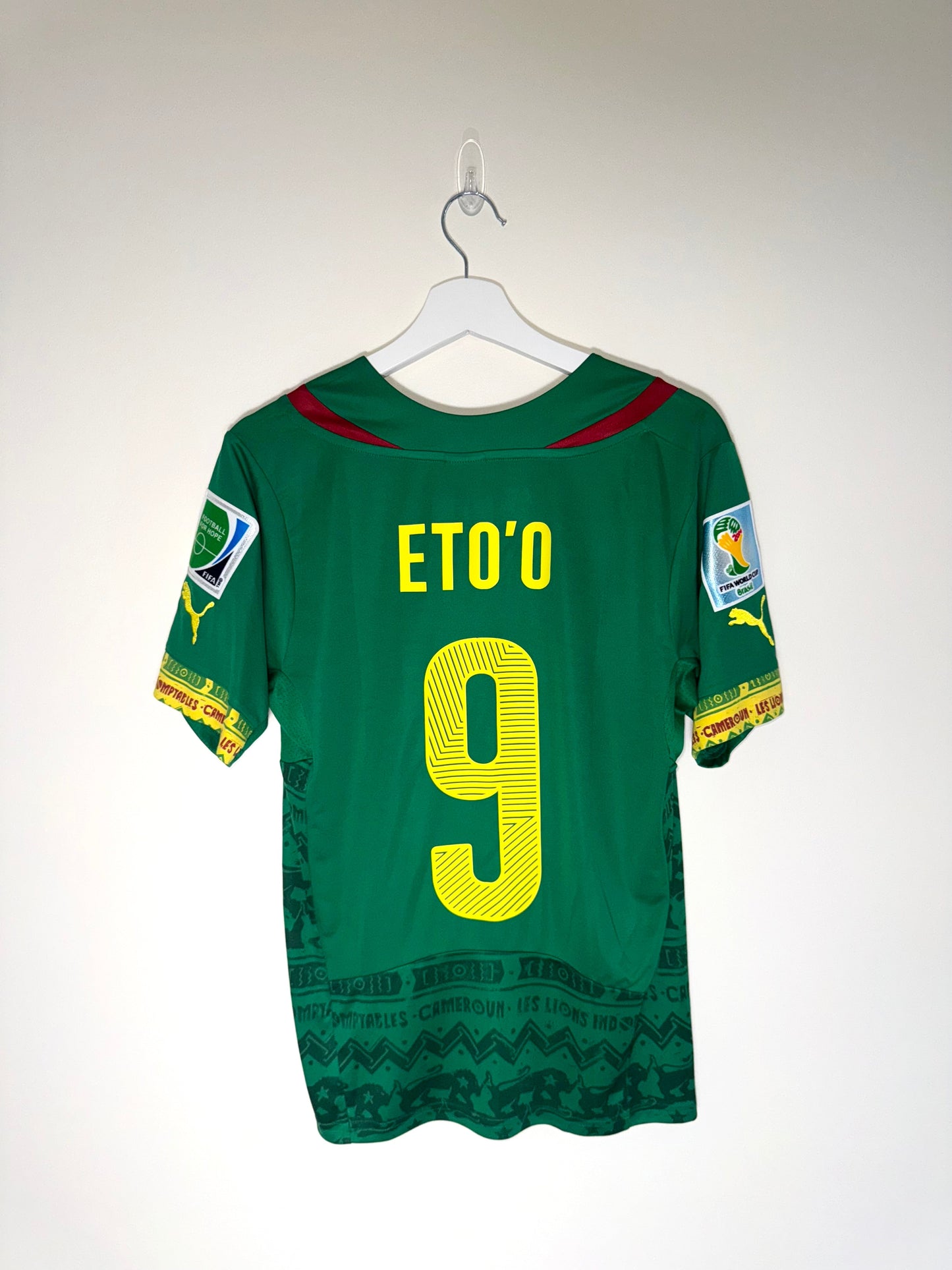 Cameroon 2014/16 Home Football Shirt *ETO’O* S