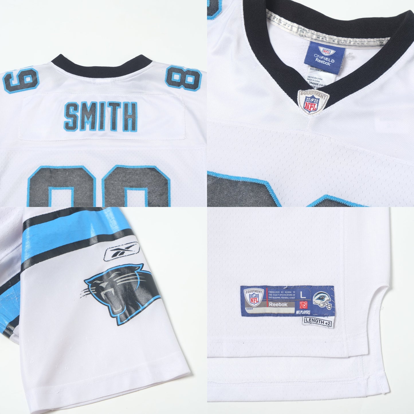 2000s Carolina Panthers NFL Jersey Smith Reebok (S)