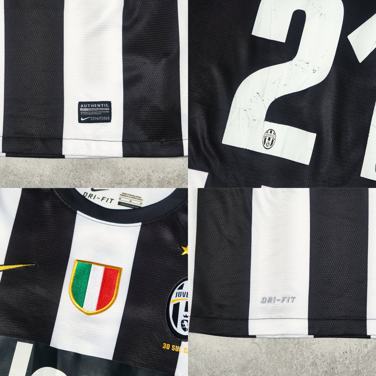 2012/13 Juventus Home Shirt Nike Pirlo (M/L)
