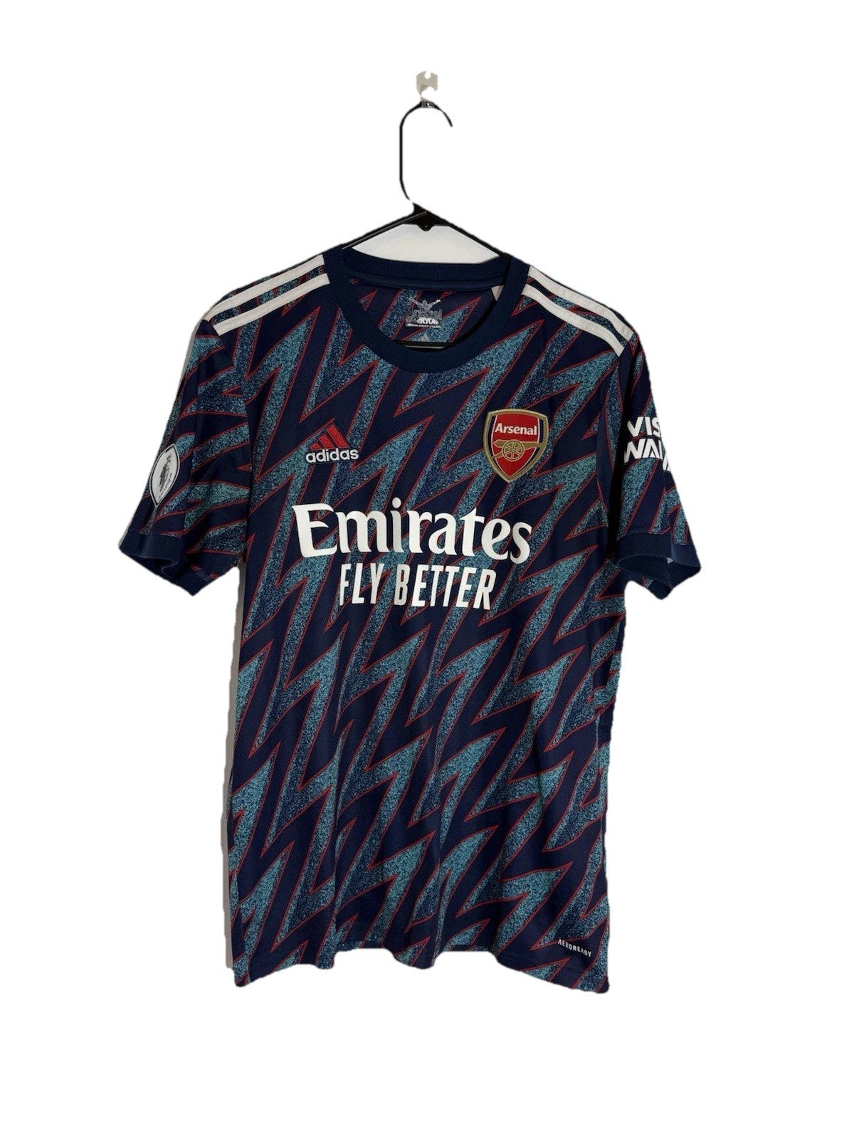Arsenal Xhaka #34 2021/22 Medium 3rd Shirt Adidas Excellent Condition GM0213