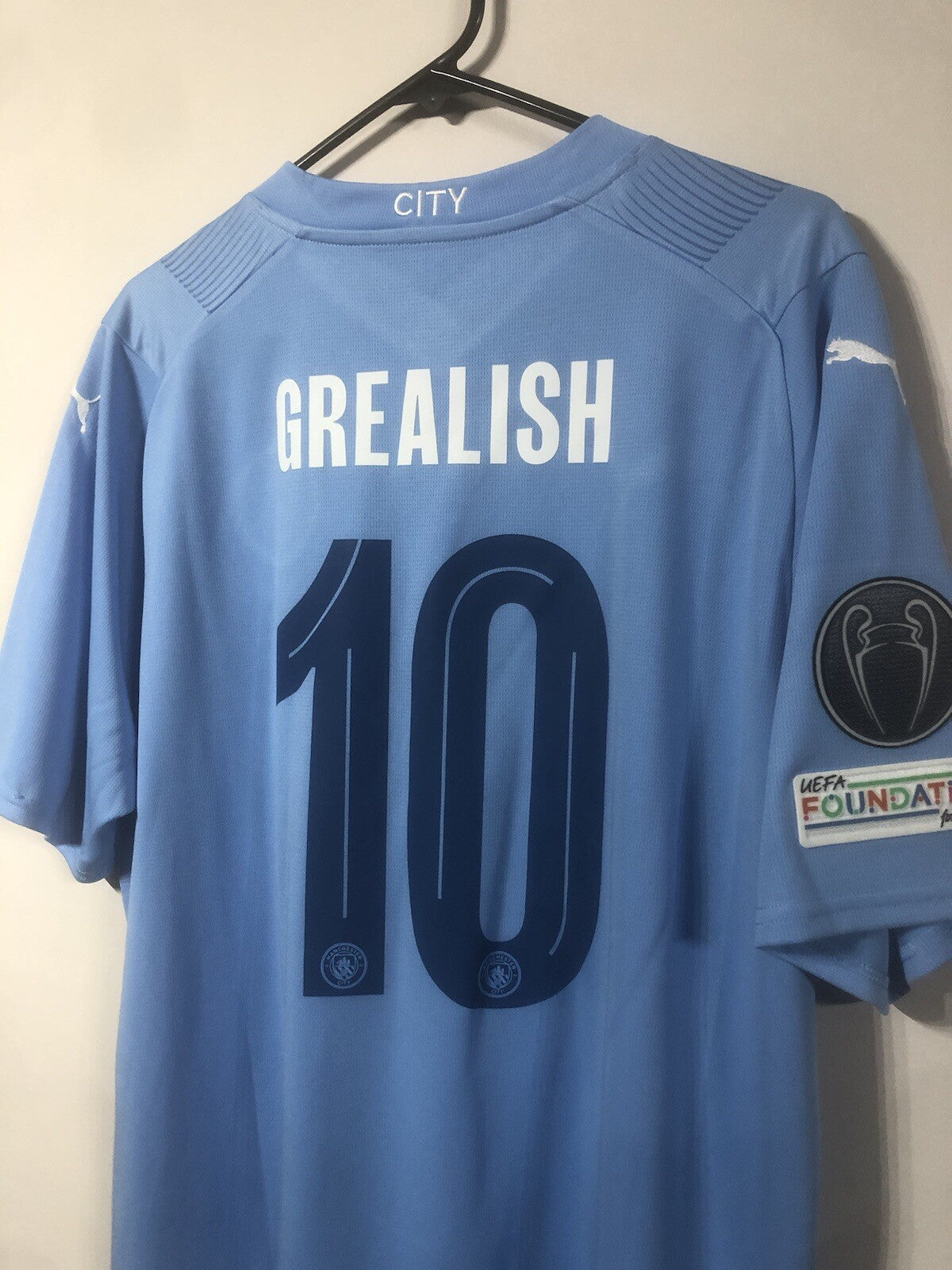 Manchester City Grealish #10 2023/24 XL Home Shirt Excellent Condition 770438-01