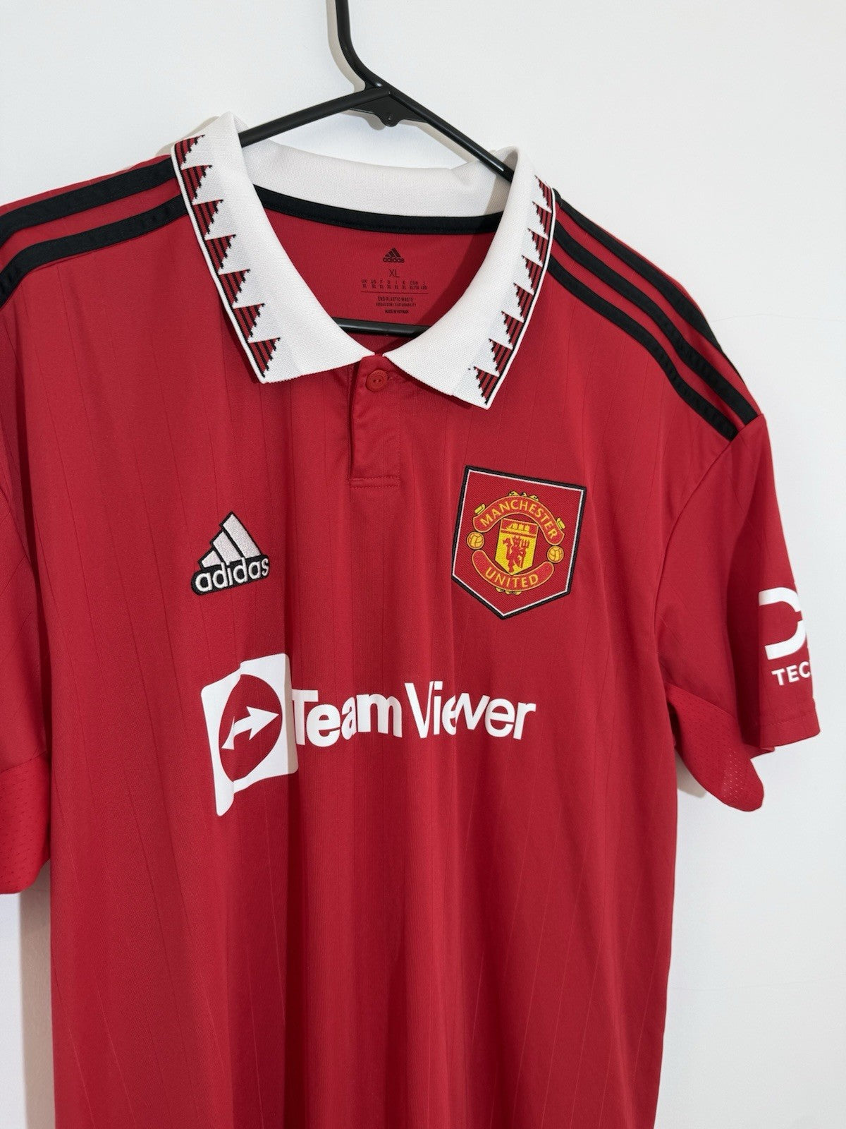 Manchester United Sancho #25 2022/23 XL Home Shirt Excellent Condition H13881