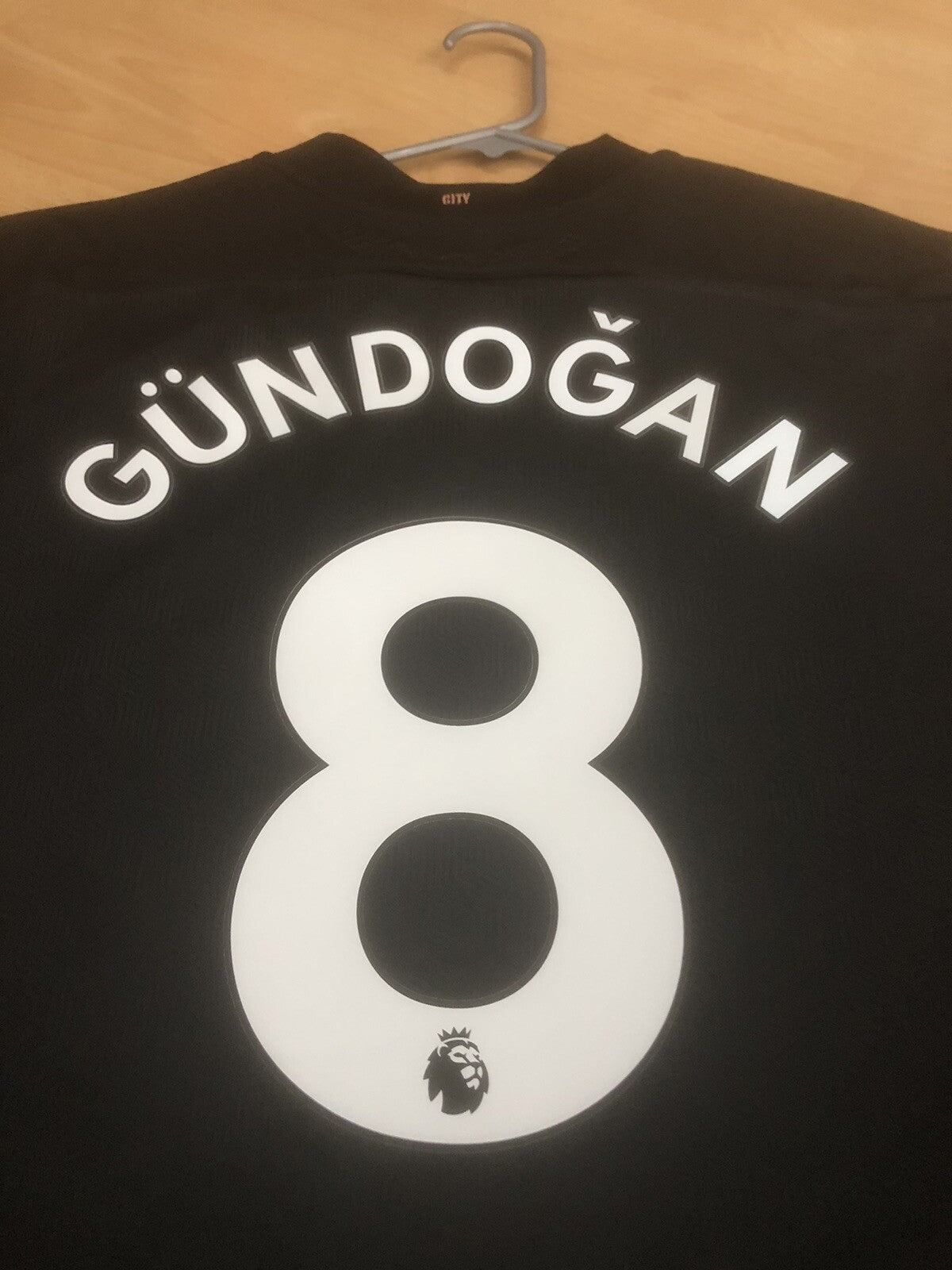 Manchester City Gundogan #8 2020/21 Large Authentic Away Excellent Condition