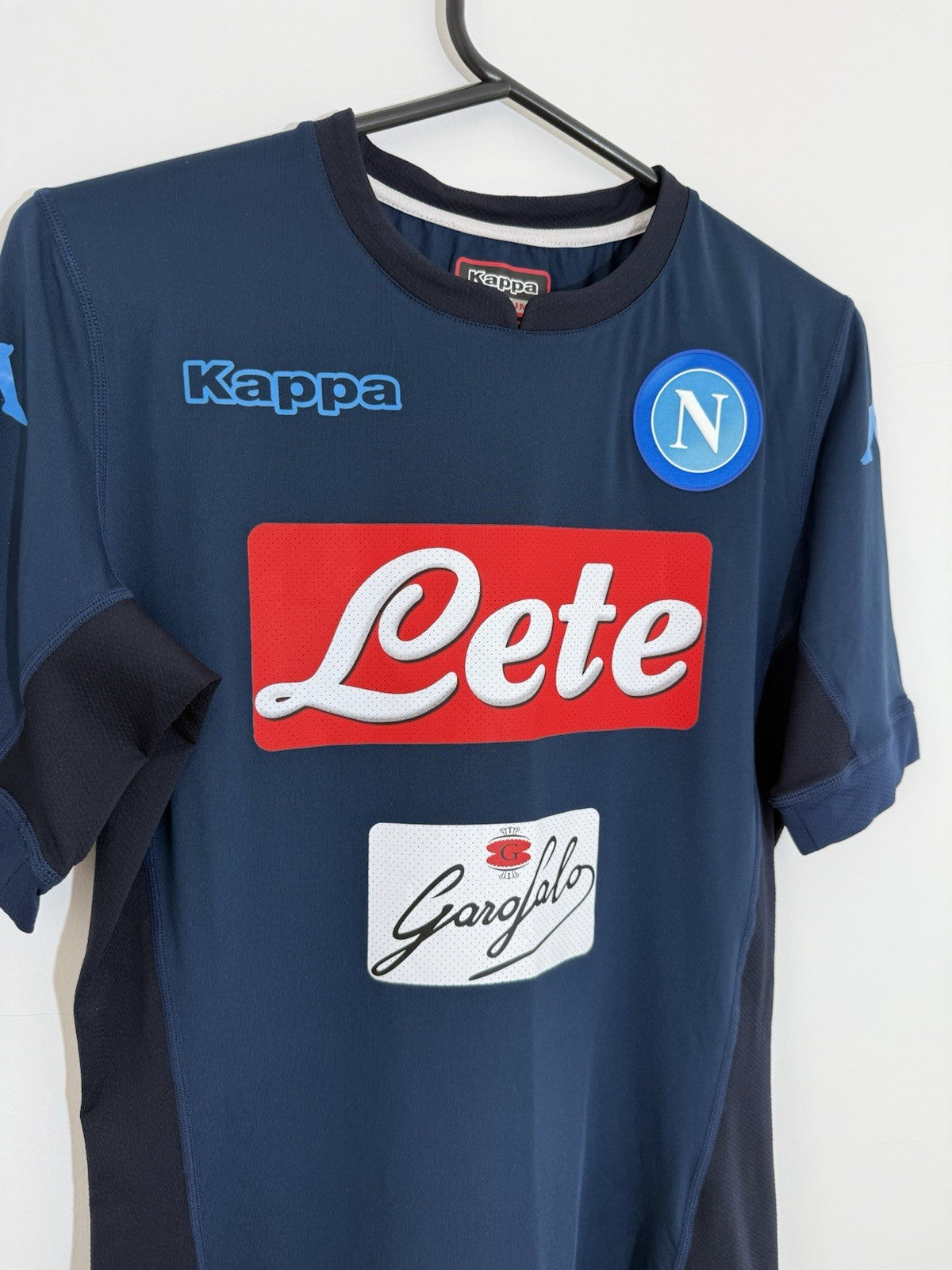 SSC Napoli Hamsik #17 2017/18 Medium 3rd Kappa Slim Shirt Excellent Condition