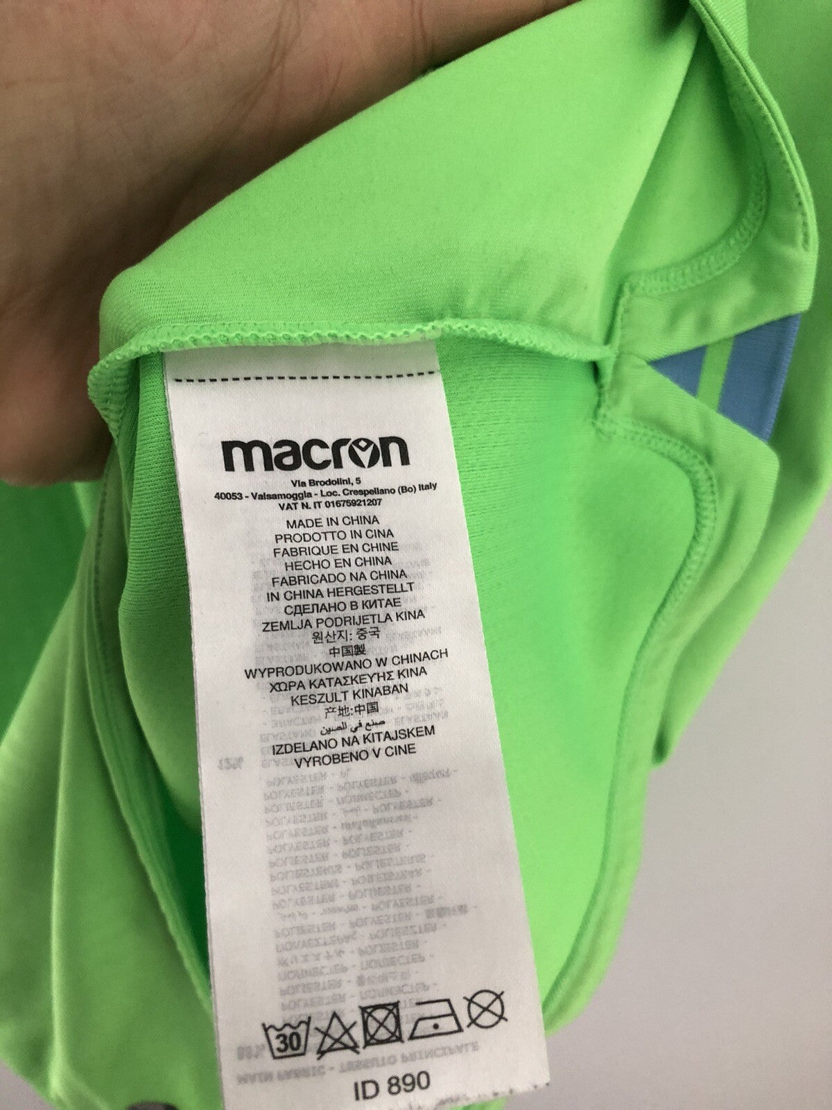 Lazio 2019/20 Large Away Shirt Macron Excellent Condition