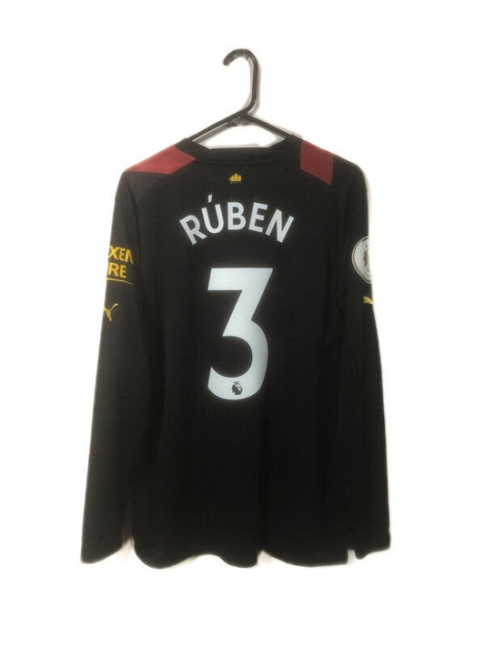 Manchester City Ruben #3 2022/23 Treble XL Away Excellent Condition 765723-02
