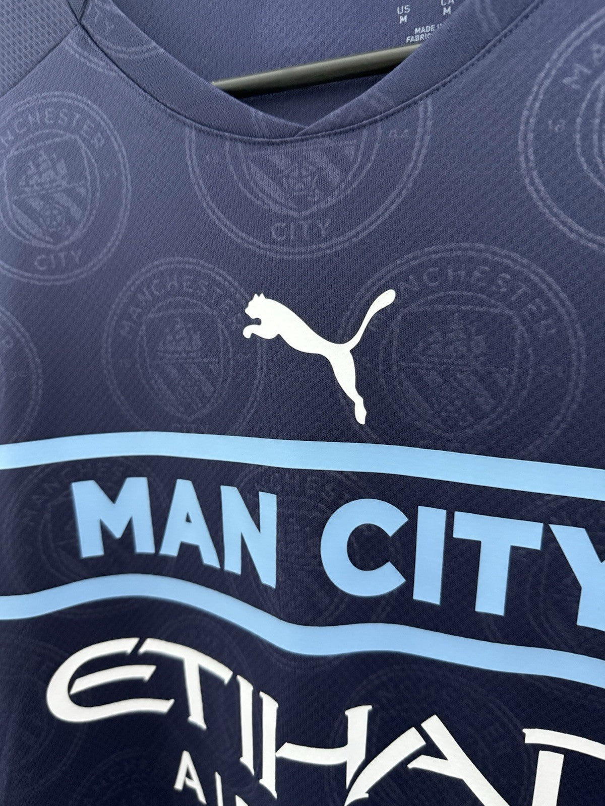 Manchester City De Bruyne #17 2021/22 Medium 3rd Shirt BNWT 759221-03
