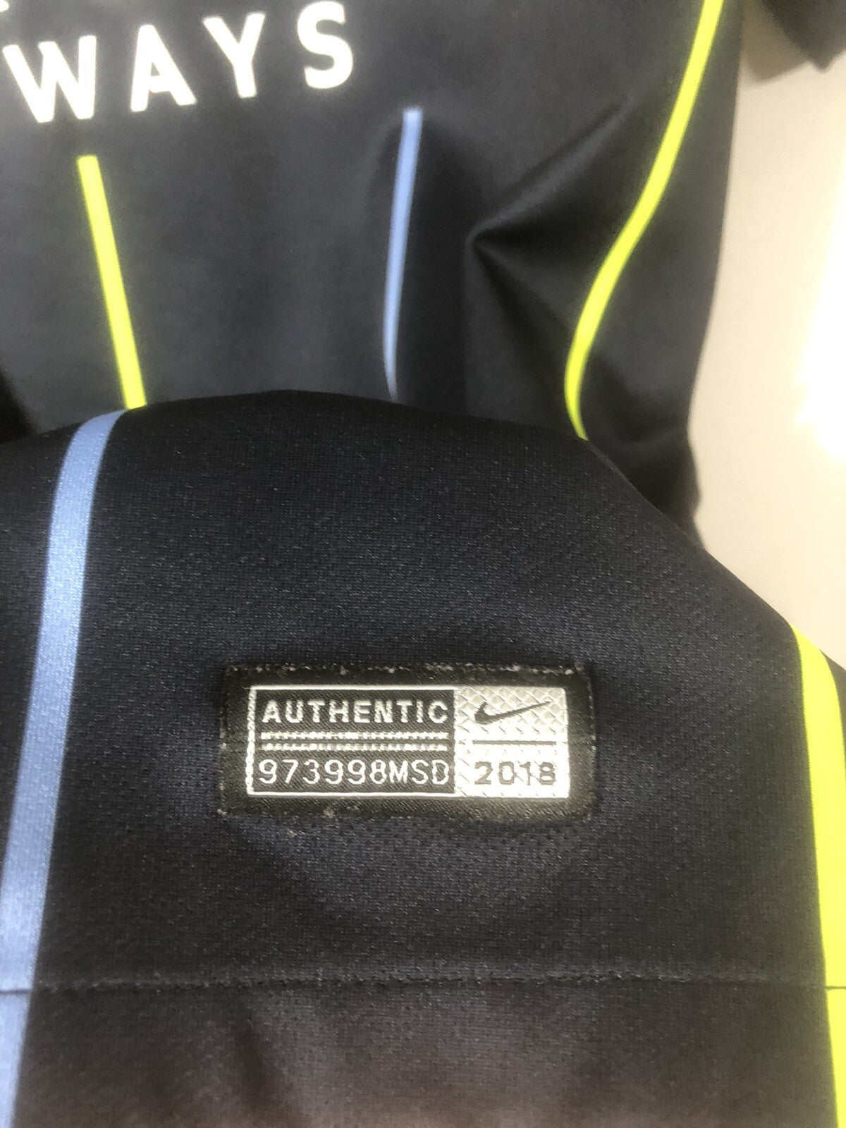 Manchester City Kun Aguero #10 2018/19 Medium Away Excellent Conditio 919002-476