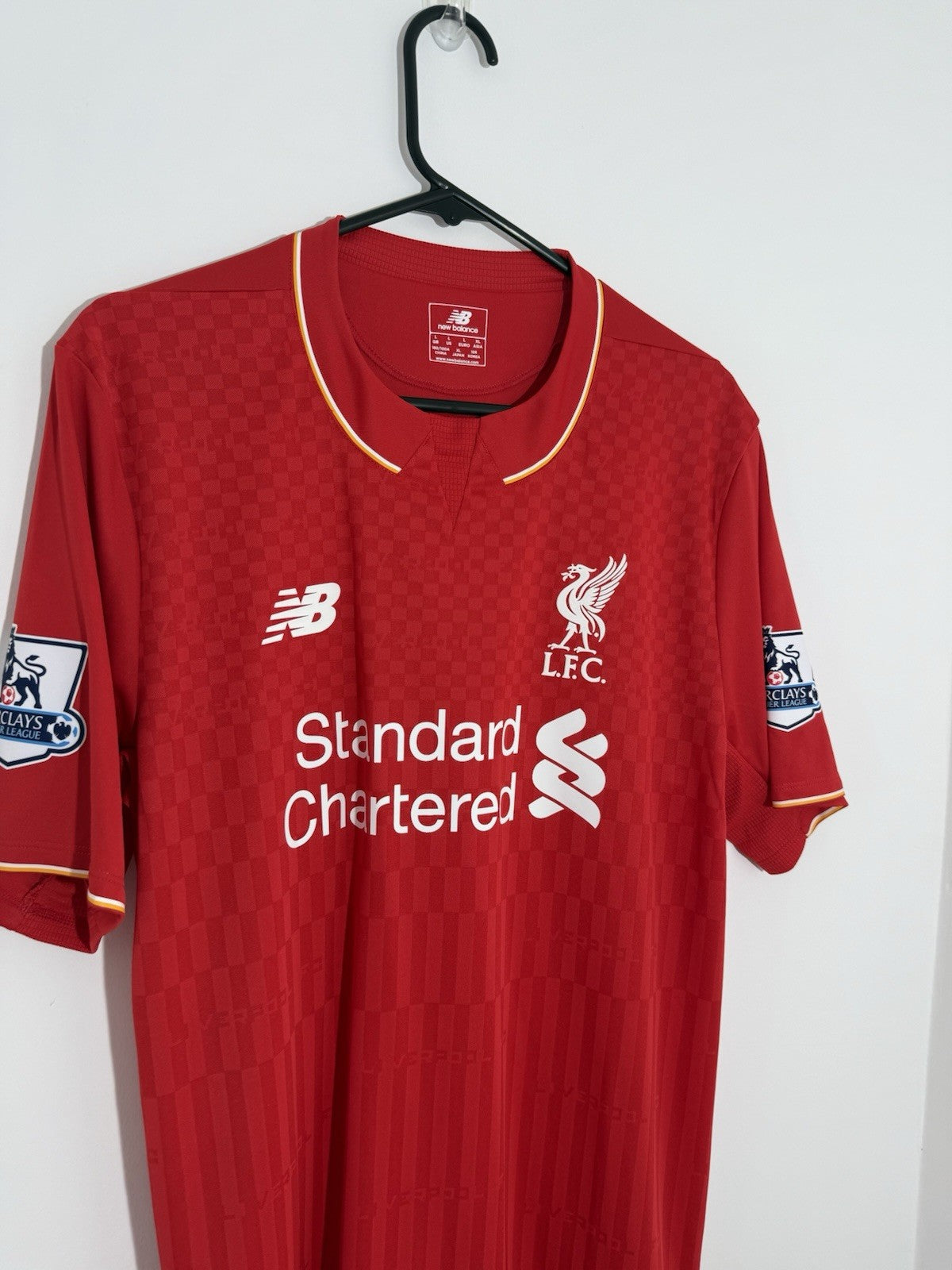 Liverpool Allen #24 2015/16 Large Home Shirt Excellent Condition WSTM542