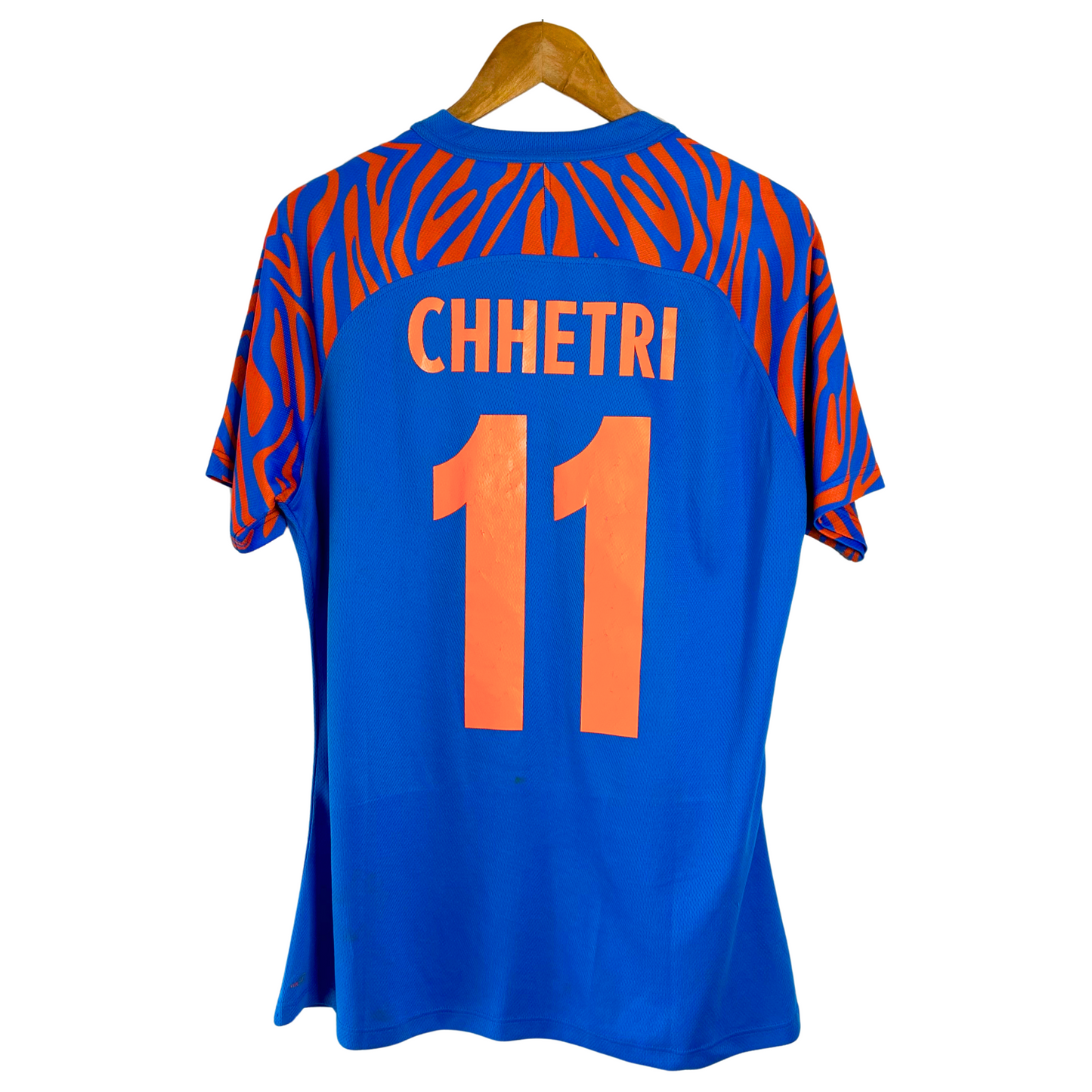2019 India Home Shirt “Chhetri 11” (BNWT) - XL (L fit)