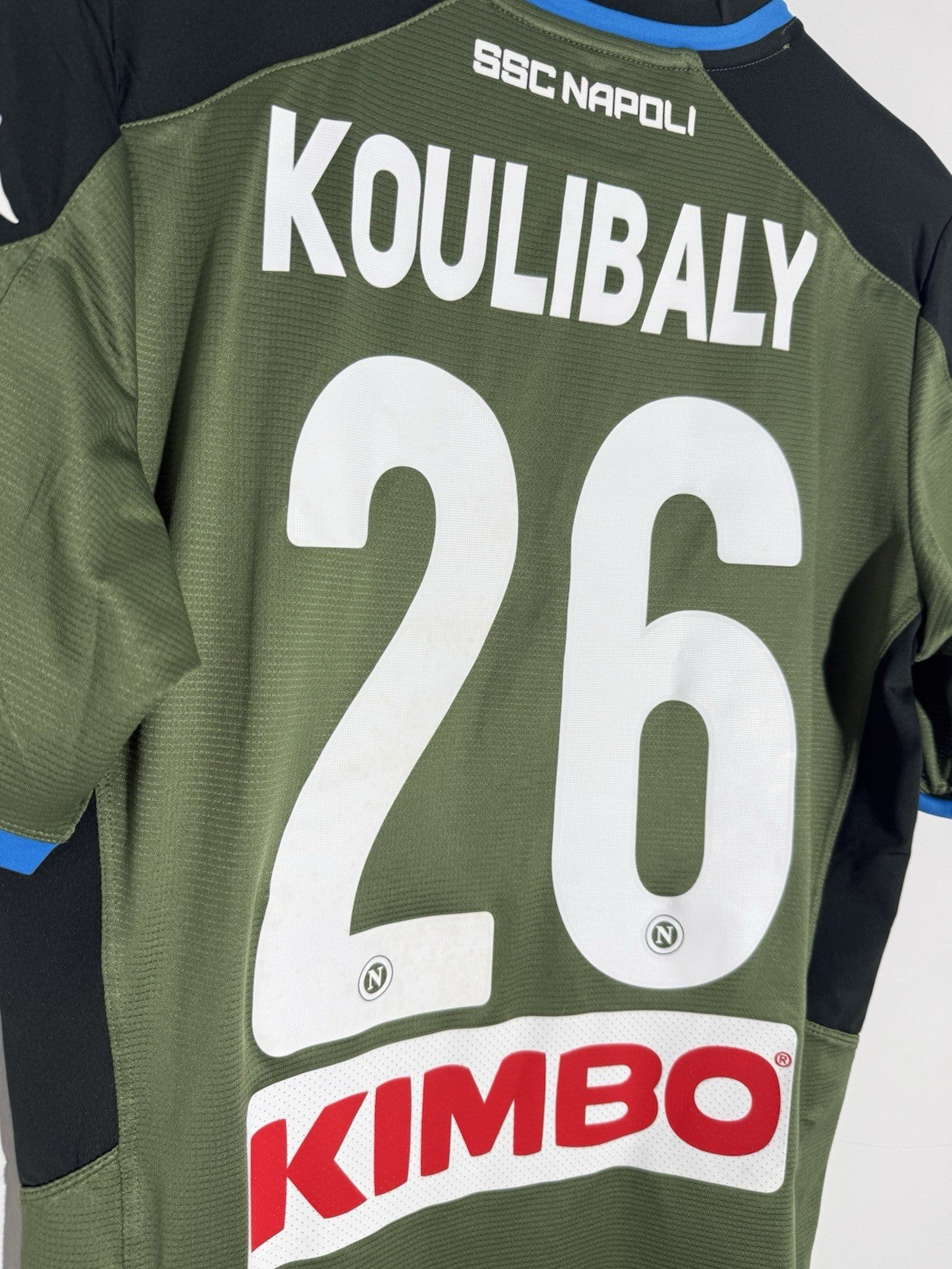 Napoli Koulibaly #26 2019/20 Kappa Medium Away Shirt BNWT 304NWA0