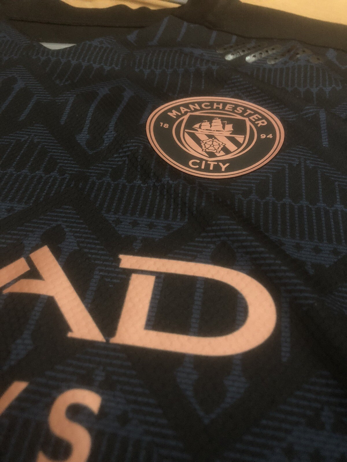 Manchester City Gundogan #8 2020/21 Large Authentic Away Excellent Condition