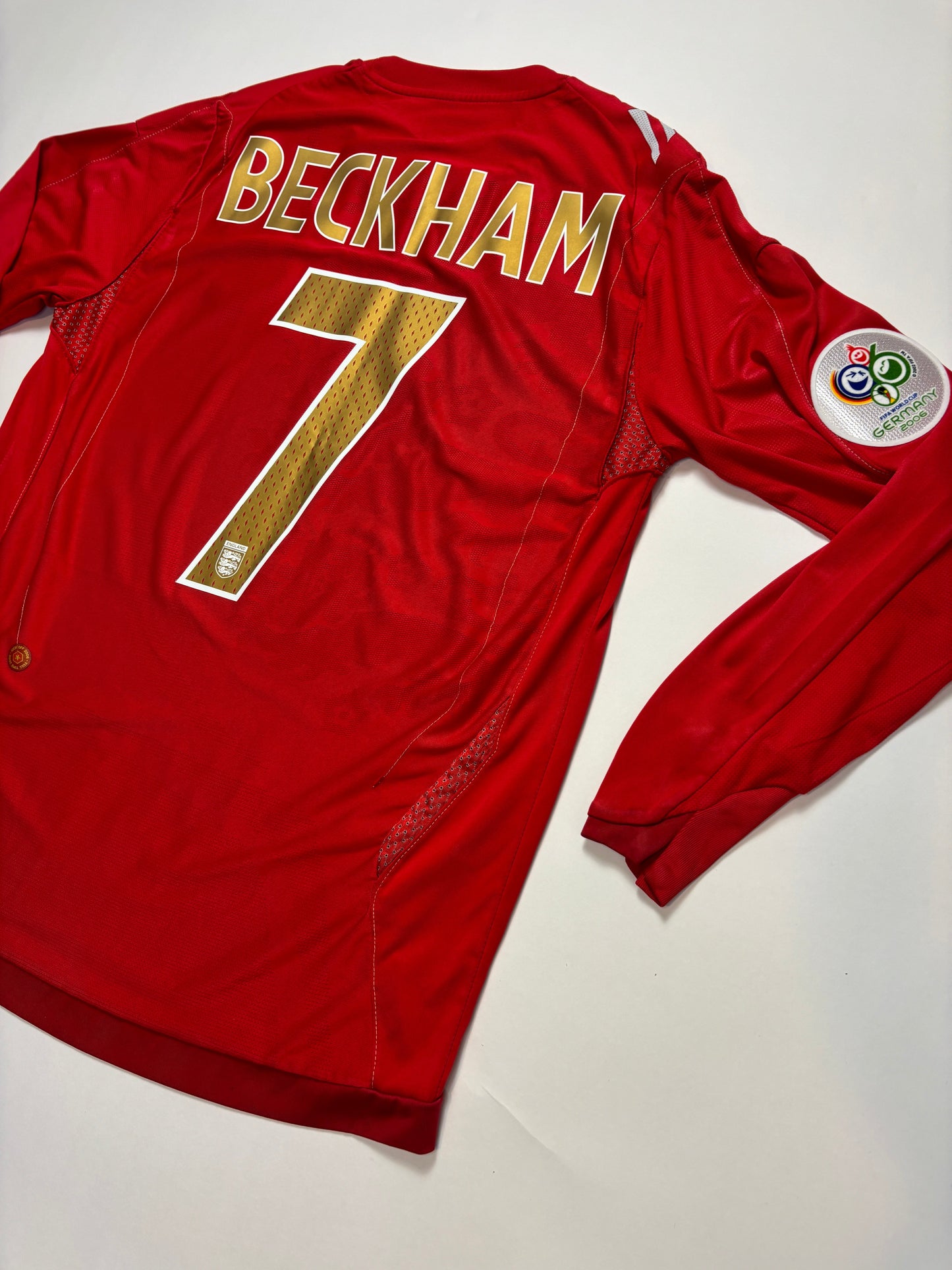 England Away Shirt LS 2006/08 (M) Beckham 7