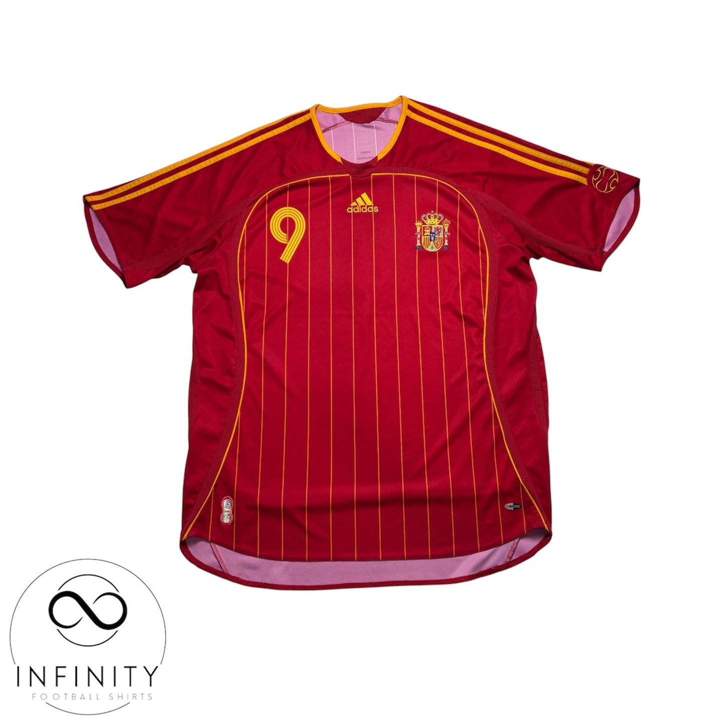 Spain Home Shirt 2006/08 (XL) Torres 9