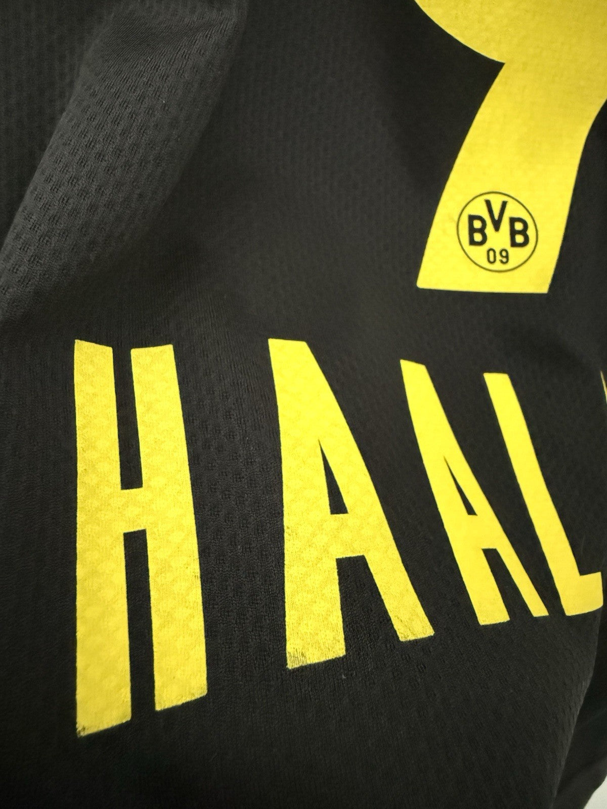 Borussia Dortmund Haaland #9 2020/21 Medium Away Very Good Condition 757161-02
