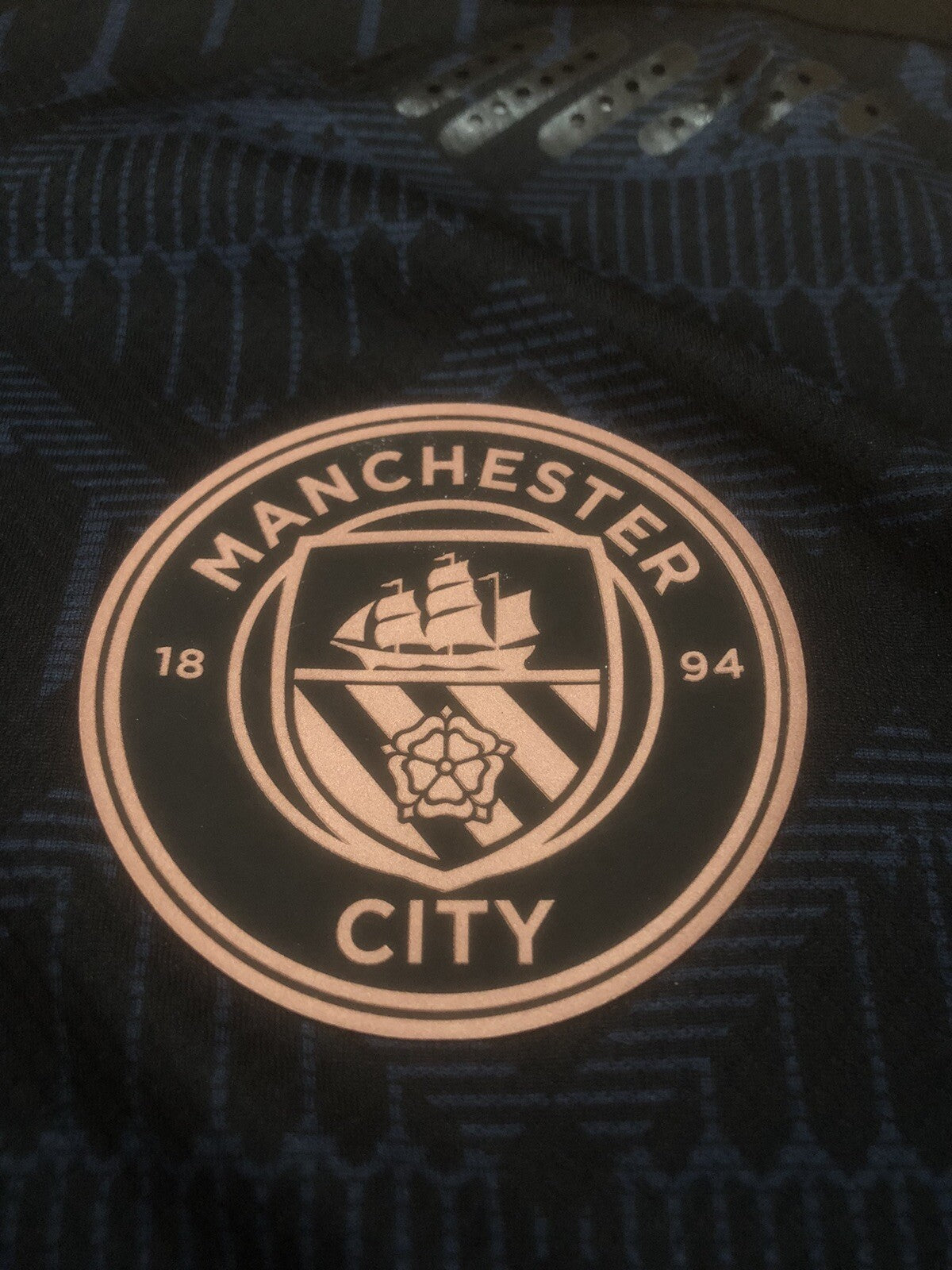 Manchester City Gundogan #8 2020/21 Large Authentic Away Excellent Condition