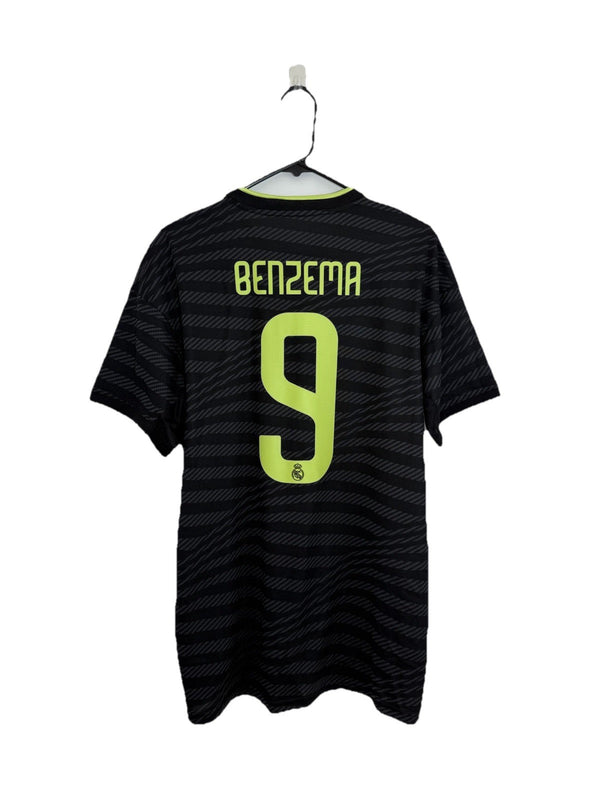 Real Madrid Benzema #9 2022/23 3rd Large Shirt Adidas BNWT HI1656